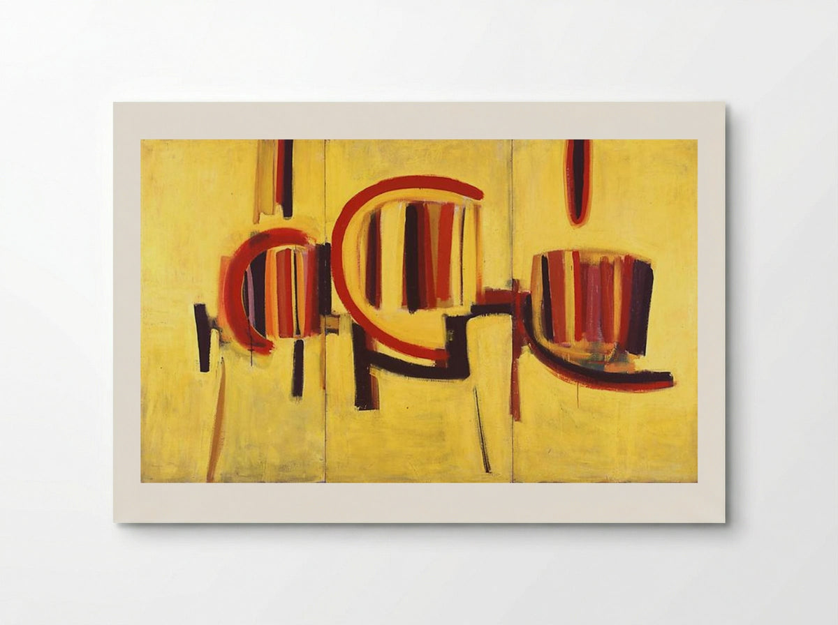 Yellow Triptych - Terry Frost - Poster