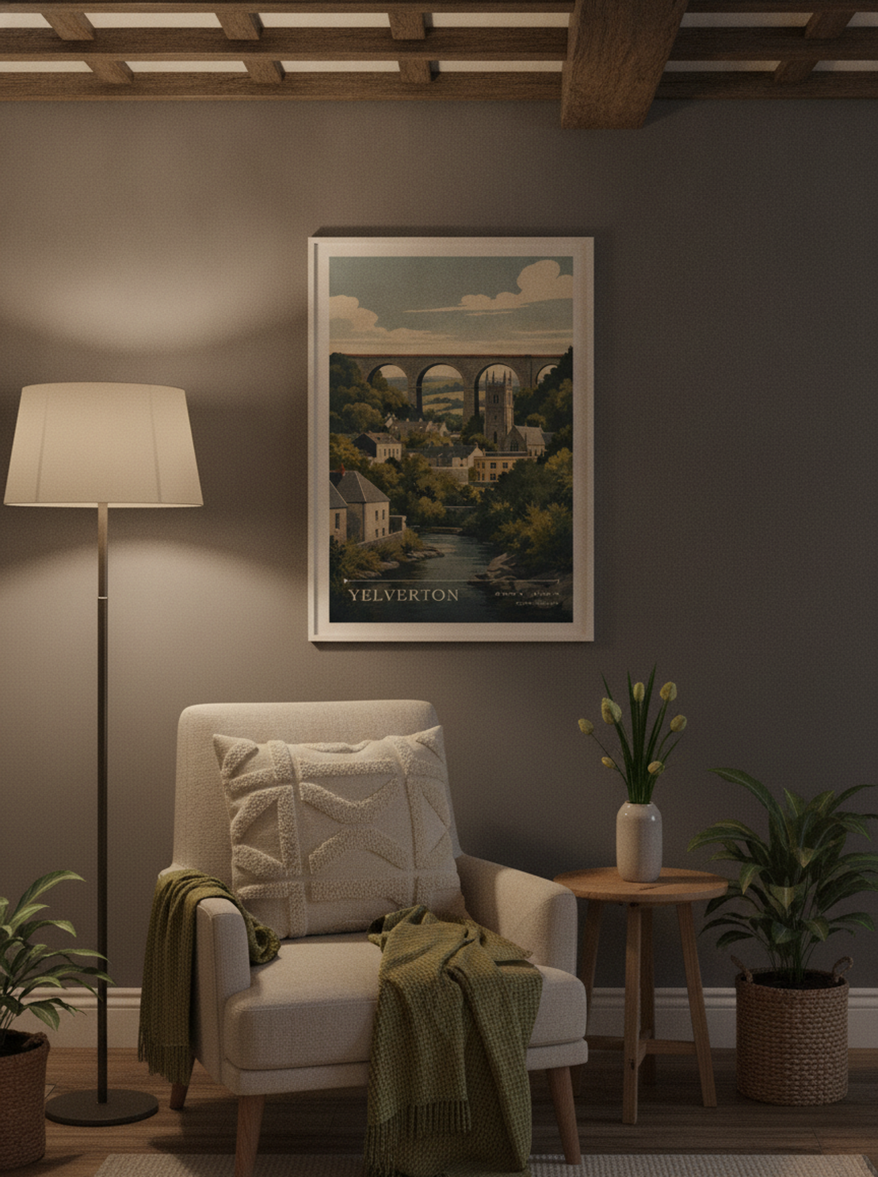 Yelverton Devon England Travel Poster - Lifestyle