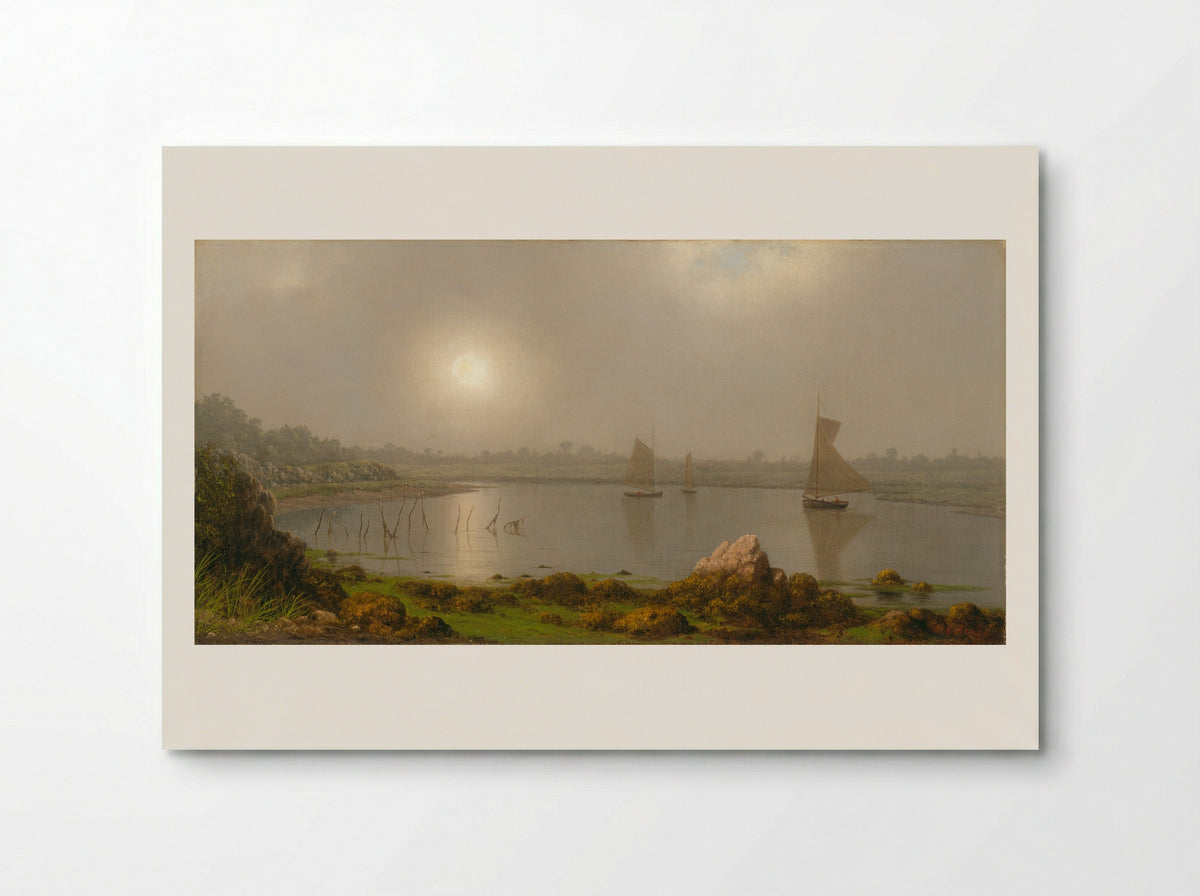 York Harbor, Coast of Maine - Martin Johnson Heade - Poster