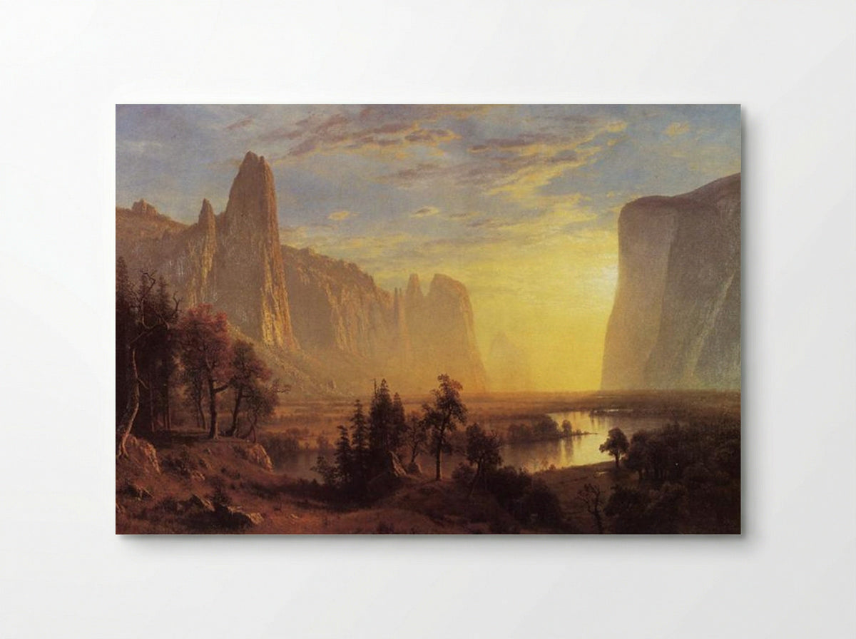 Yosemite Valley, Yellowstone Park - Albert Bierstadt - Poster