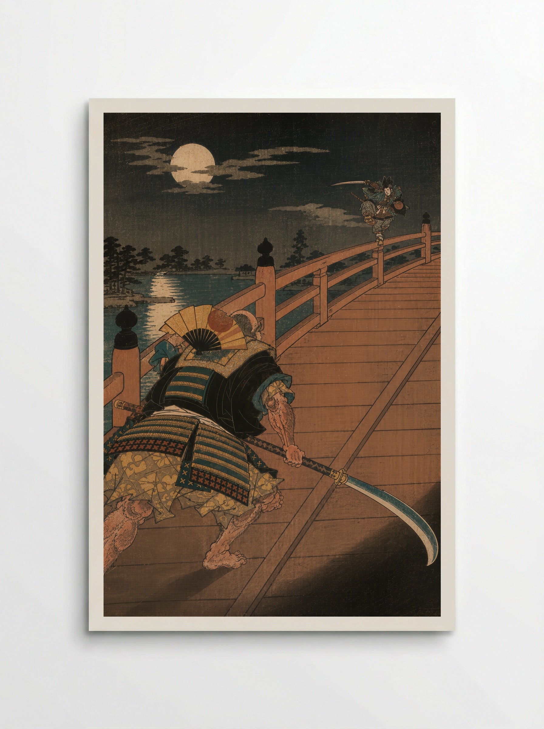 Yoshitsune and Benkei on Gojo Bridge: The Bridge Encounter - Poster