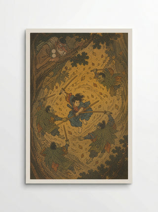 Yoshitsune and the Tengu of Kurama: The Teacher Takes the Air