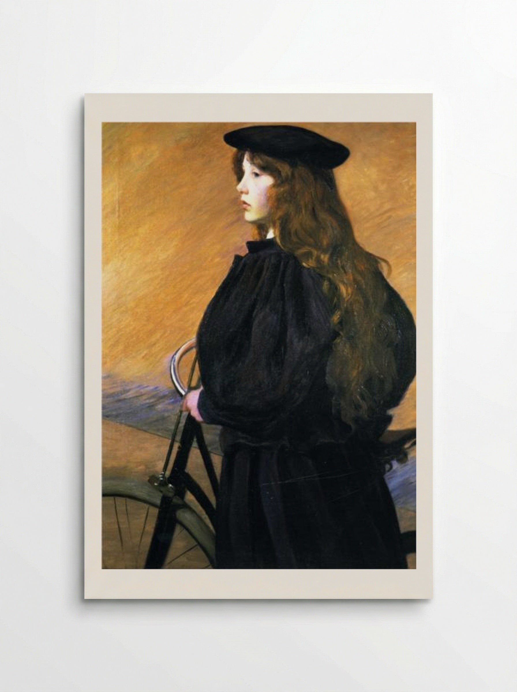 Young Bicyclist - Lilla Cabot Perry - Poster