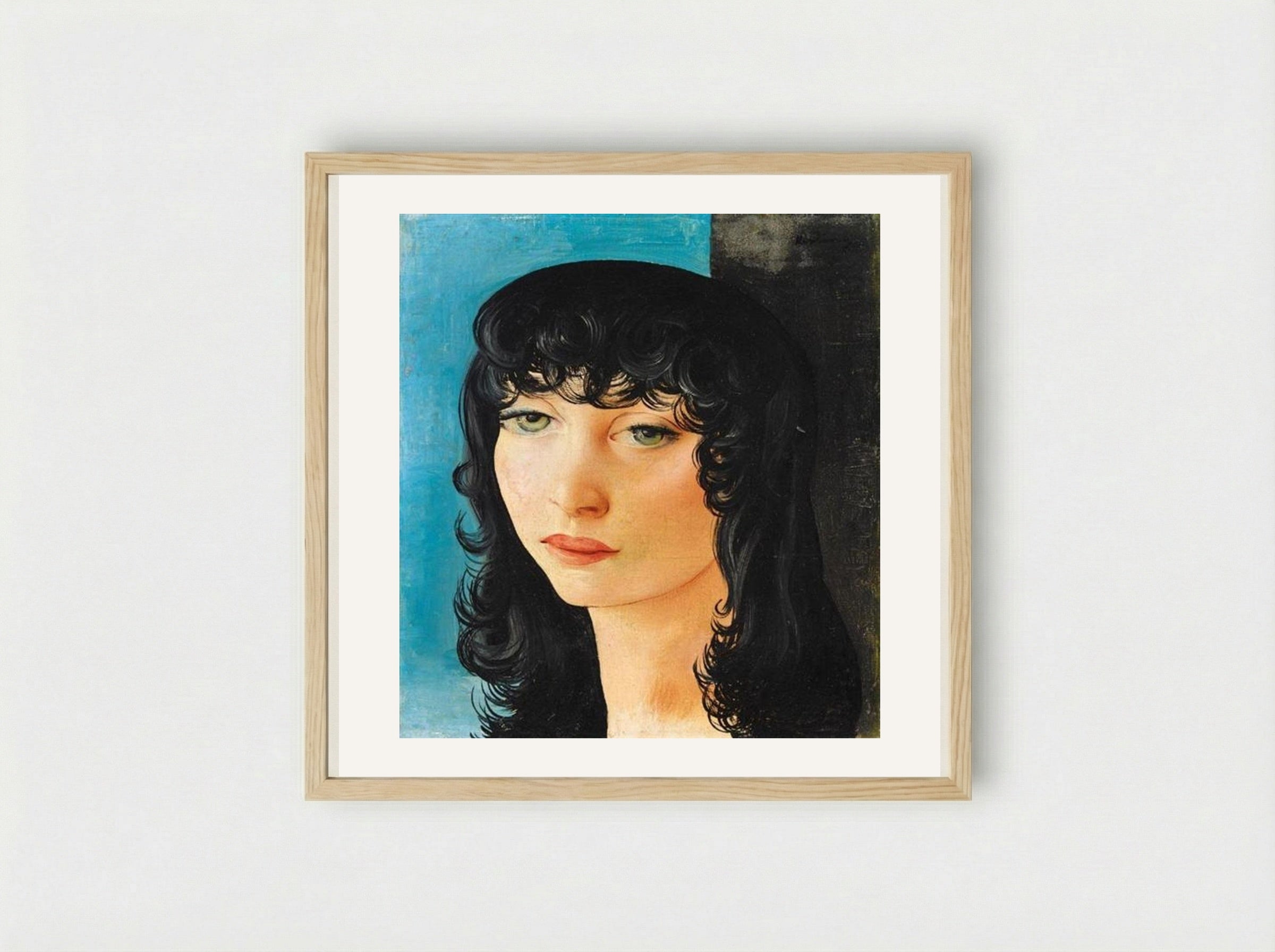 Young Dutch Woman - Moïse Kisling - Framed Print Wood