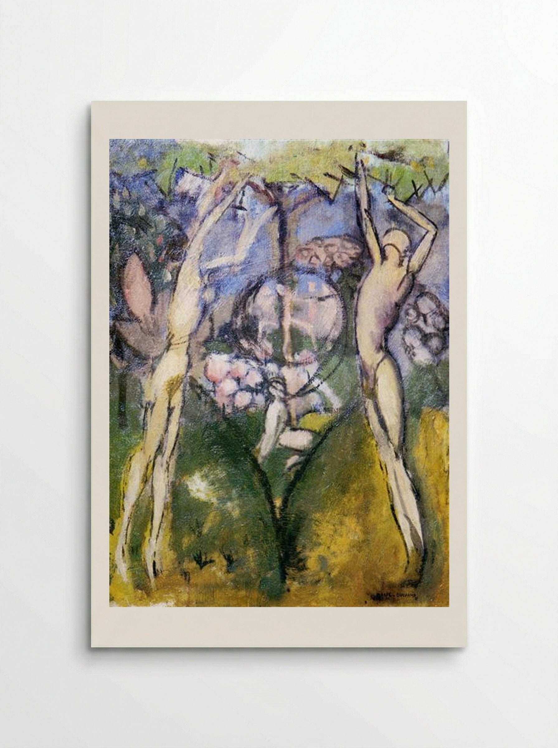Young Girl and Man in Spring - Marcel Duchamp - Poster