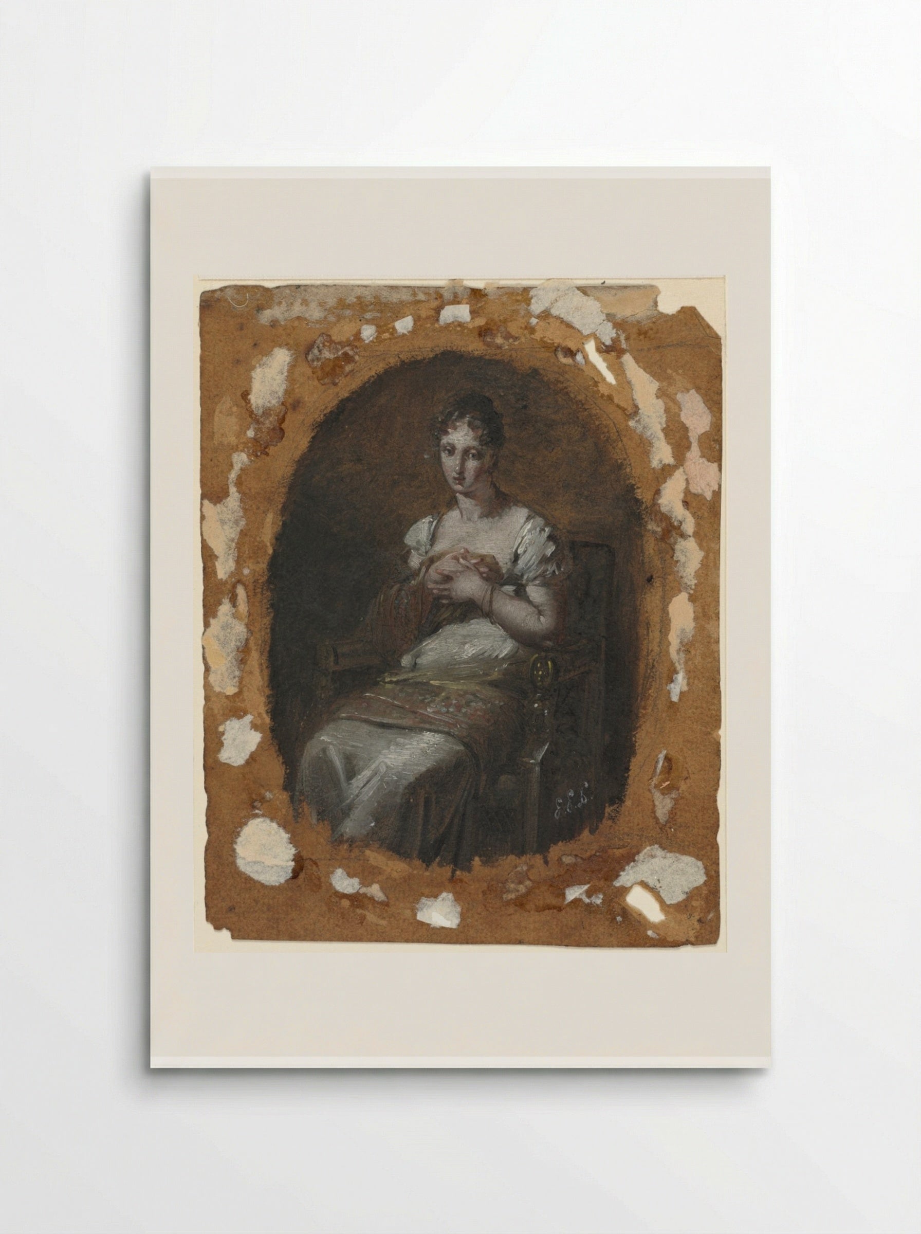 Young Woman Seated - Pierre-Paul Prud'hon - Poster