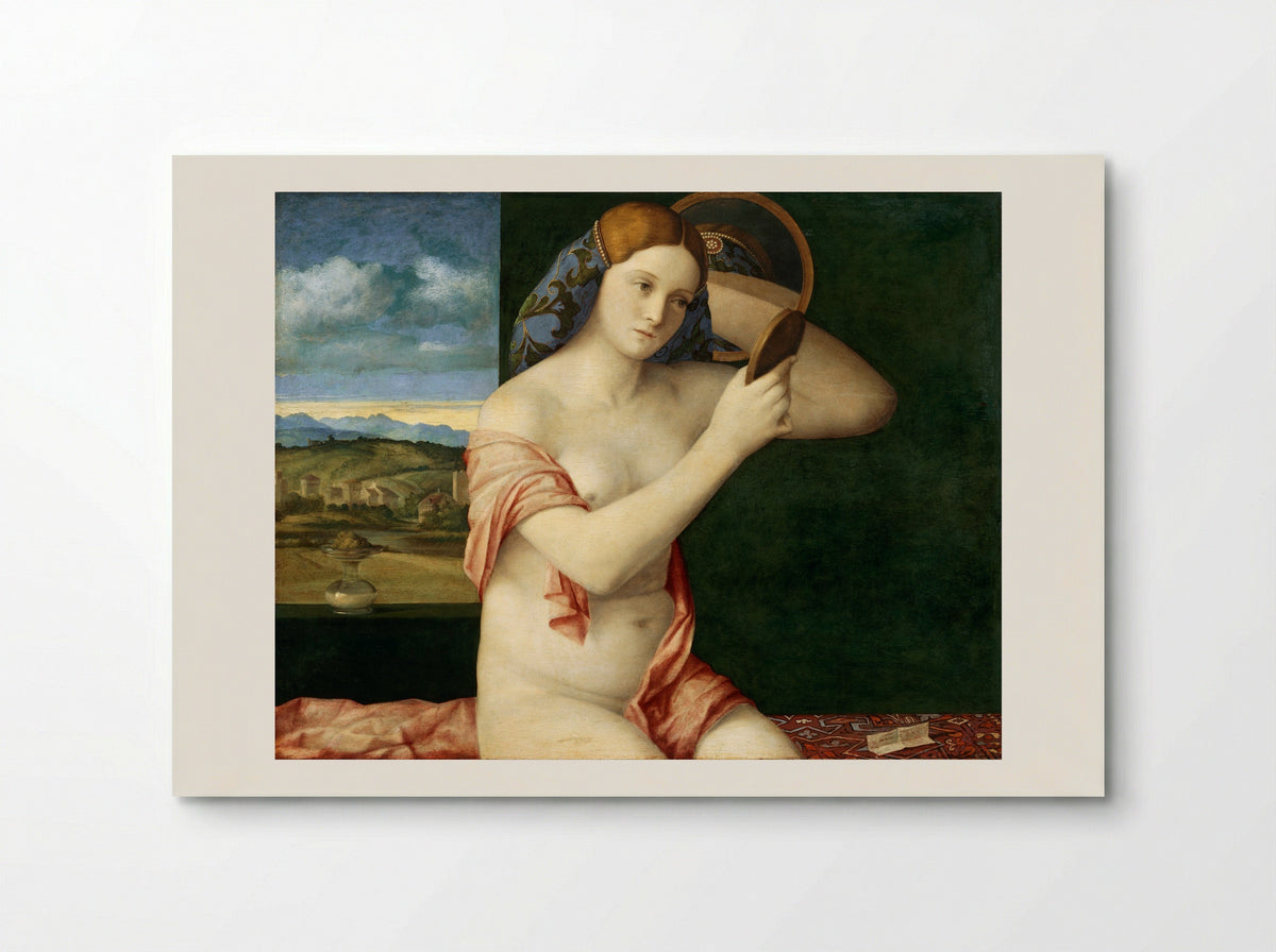 Young Woman at Her Toilet - Giovanni Bellini - Poster
