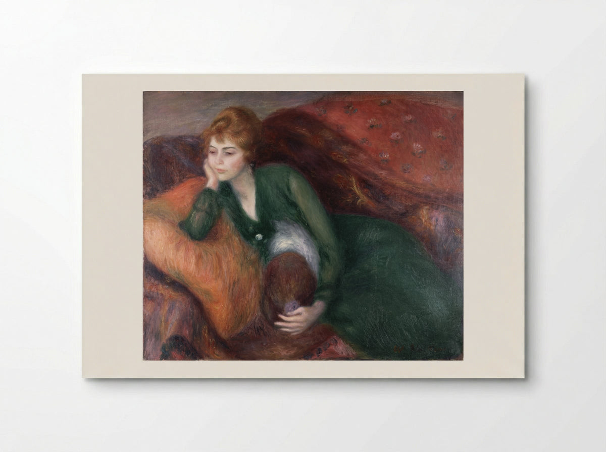 Young Woman in Green - William James Glackens - Poster