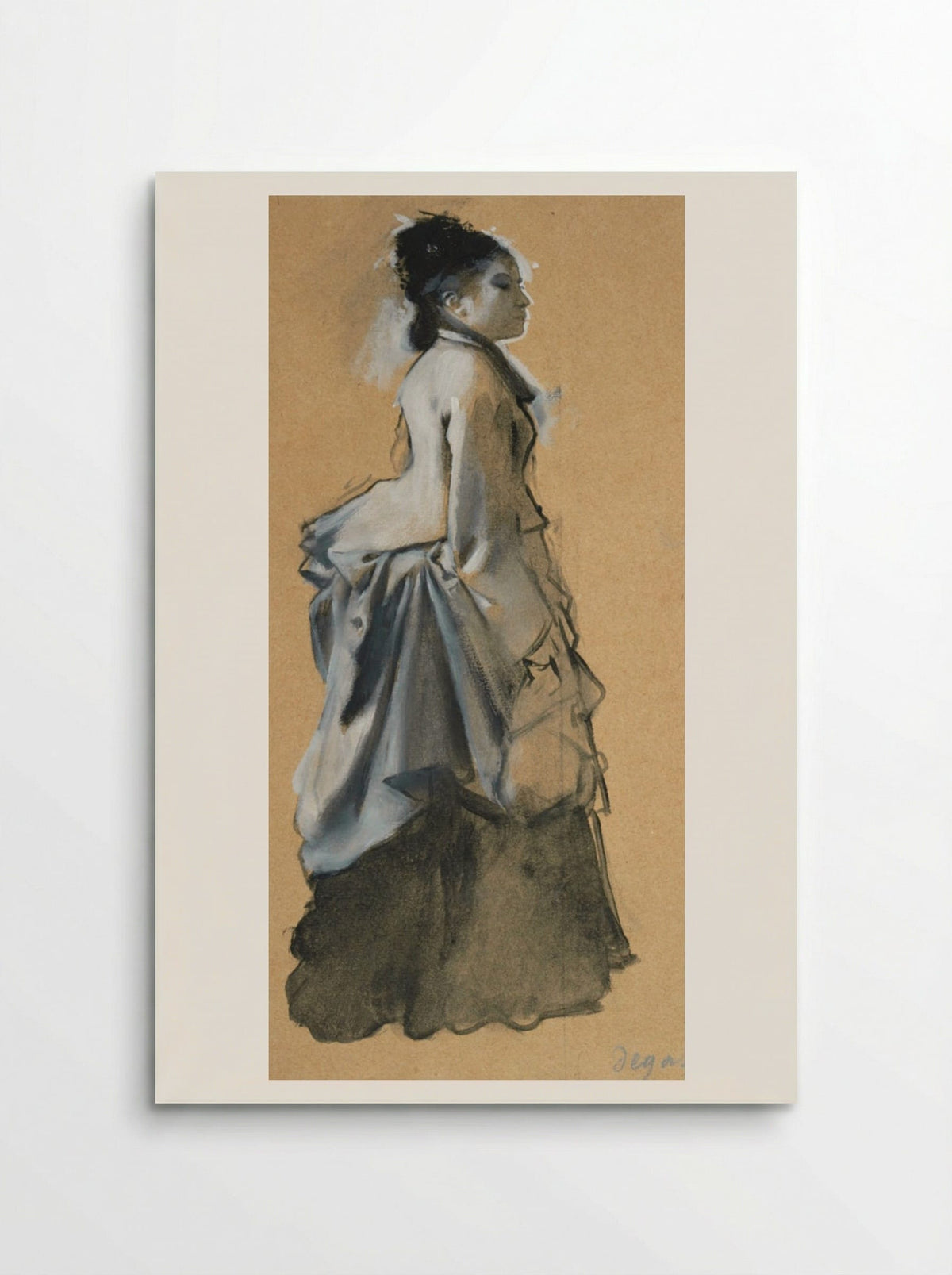 Young Woman in Street Costume - Hilaire-Germain-Edgar Degas - Poster