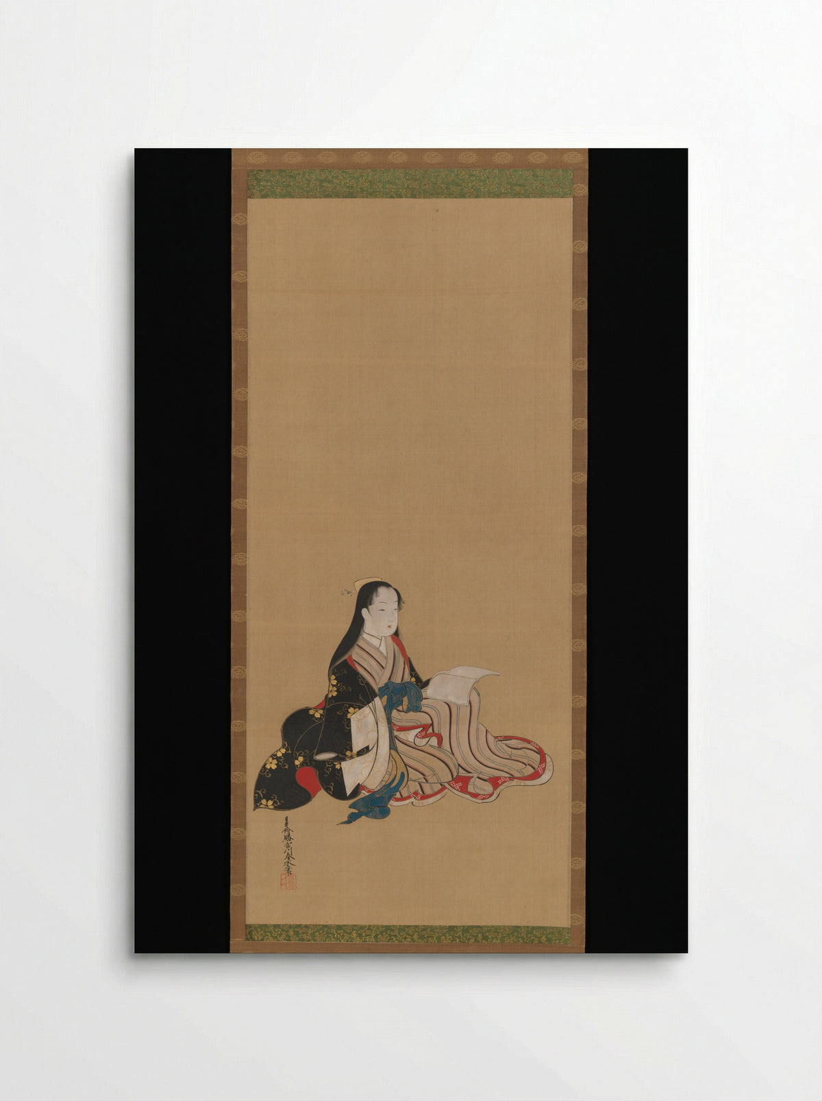 Young Woman with a Book - Miyagawa Shunsui - Poster