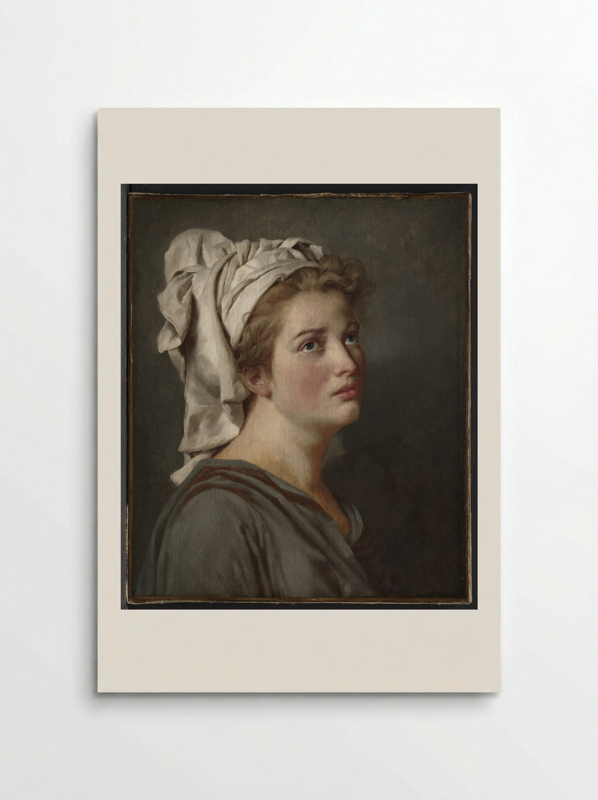 Young Woman with a Turban - Jacques-Louis David - Poster