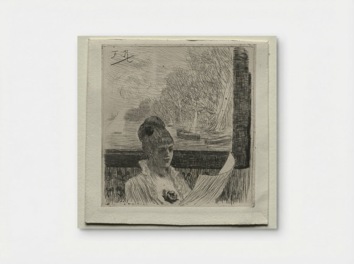 Young Woman - Félicien Rops - Poster
