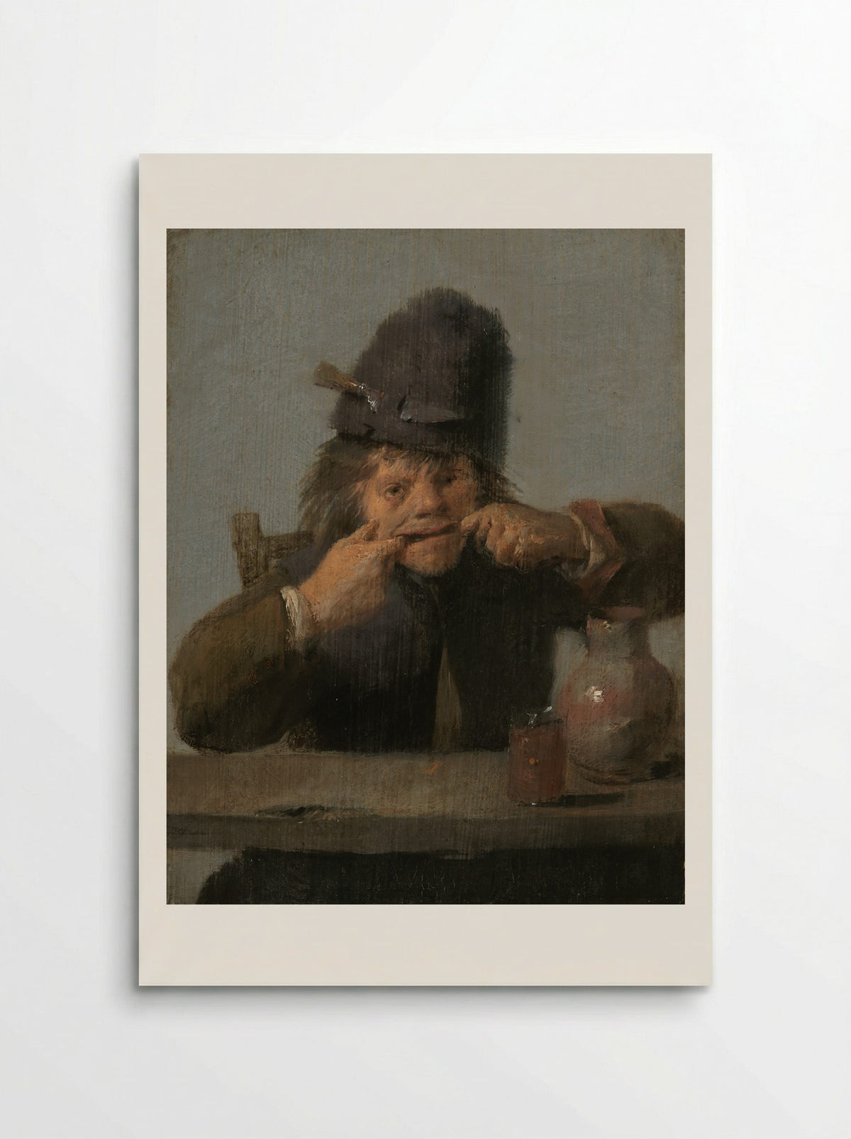 Youth Making a Face - Adriaen Brouwer - Poster
