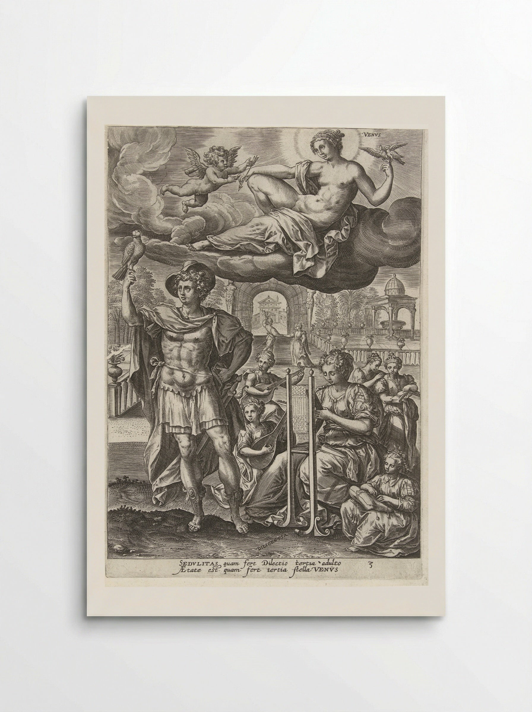 Youth Under the Influence of Venus - Gerard de Jode - Poster