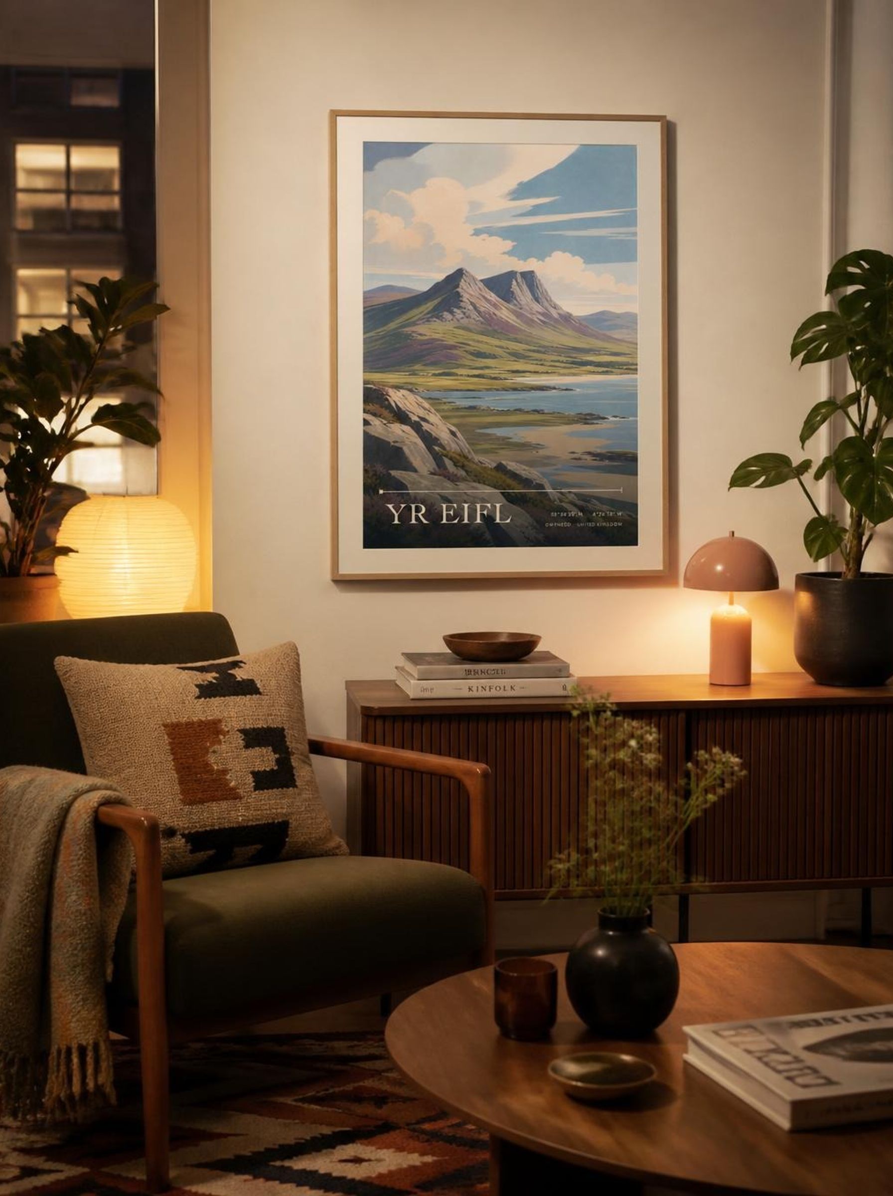 Yr Eifl Gwynedd United Kingdom Travel Poster - Lifestyle