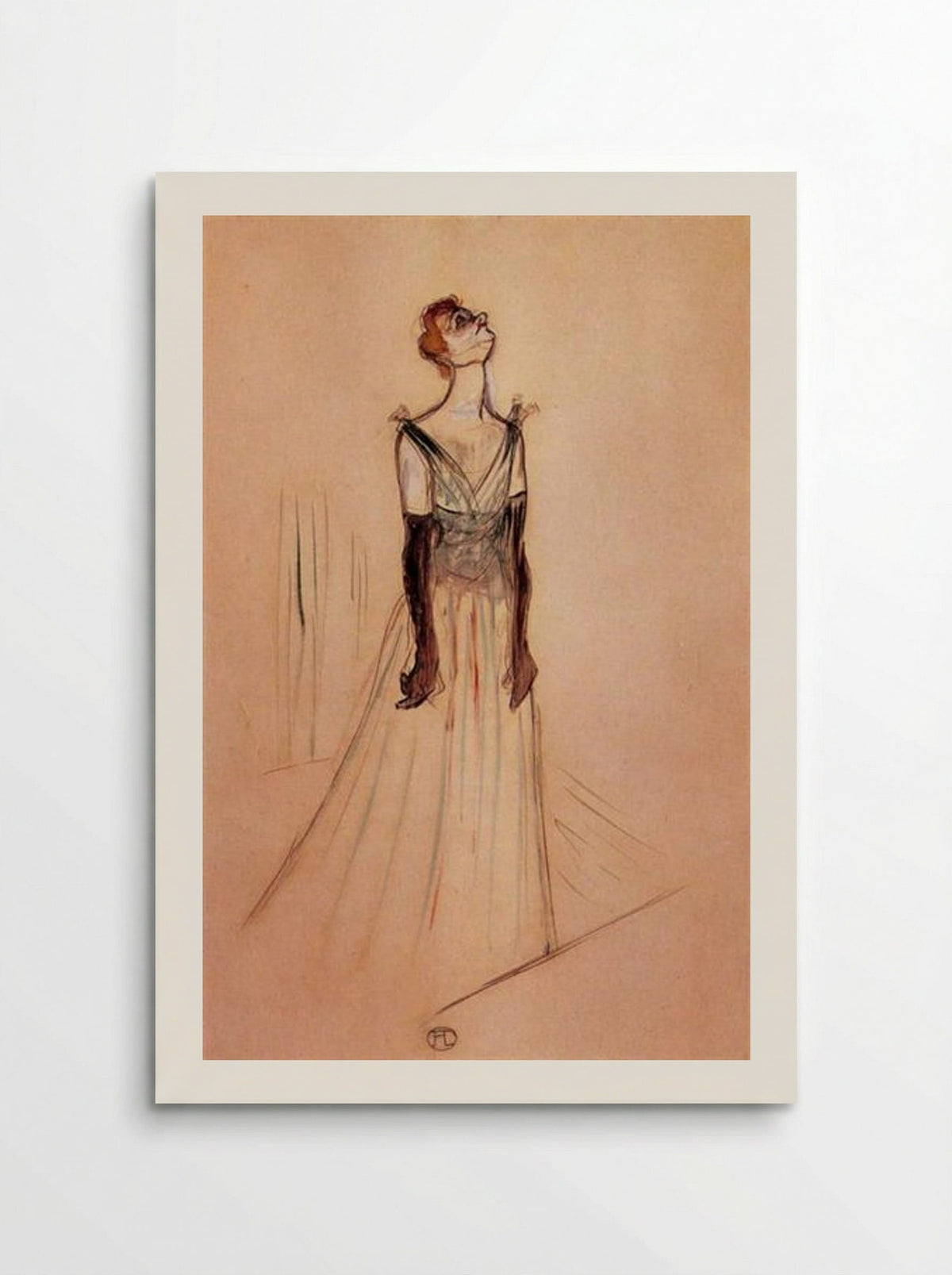 Yvette Guilbert: Linger Longer Loo - Henri de Toulouse-Lautrec - Poster