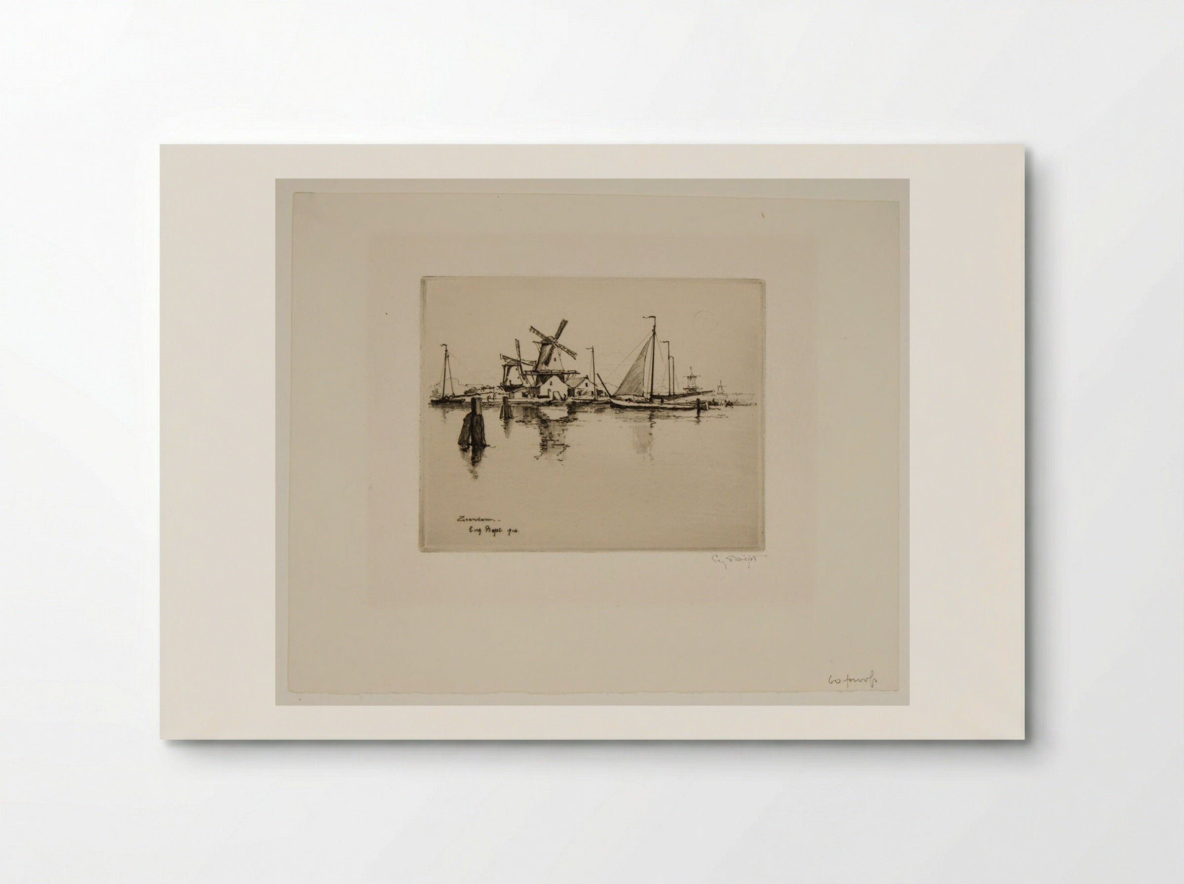 Zaandam - Eugène Béjot - Poster