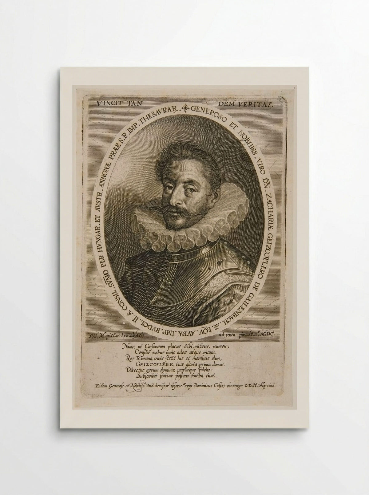 Zacharias Geizkofler - Dominicus Custos - Poster