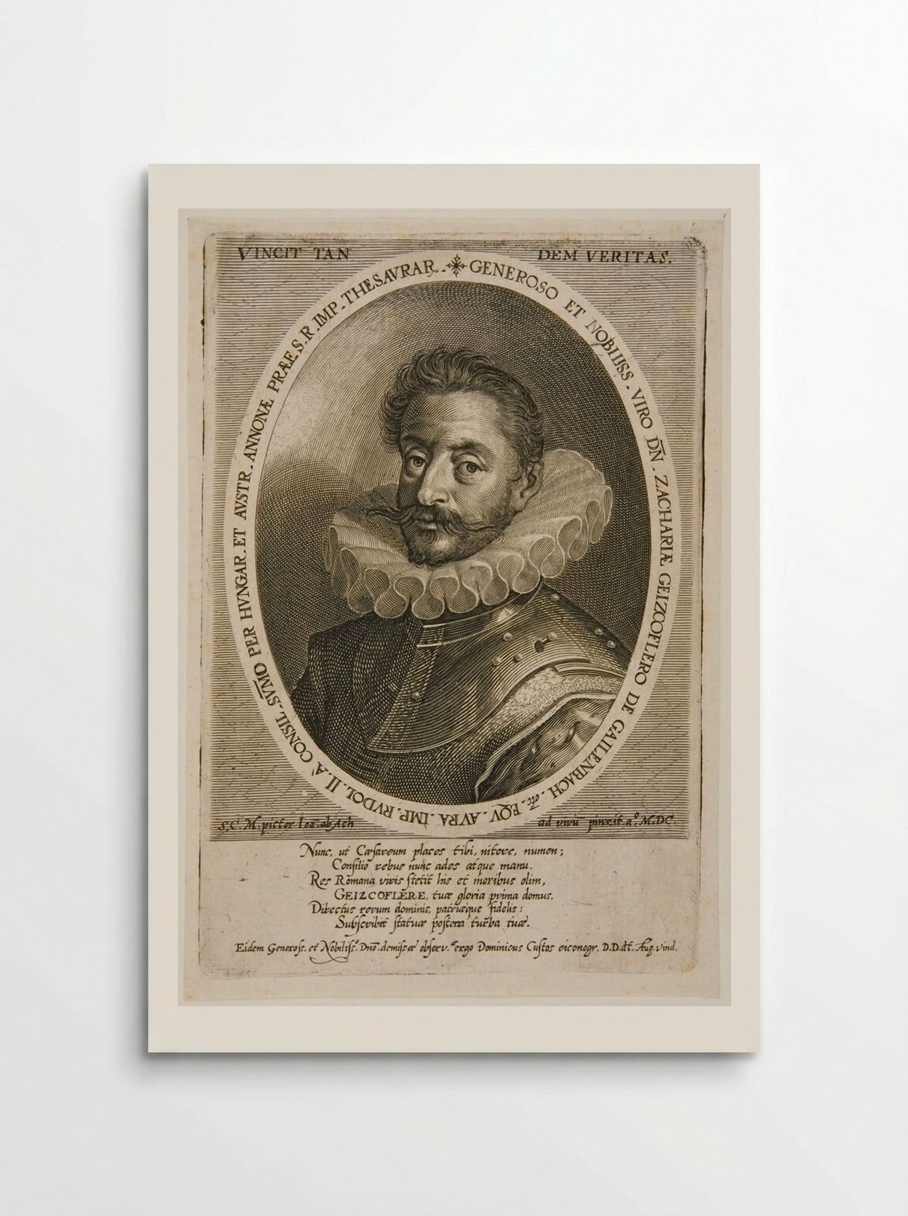 Zacharias Geizkofler - Dominicus Custos - Poster