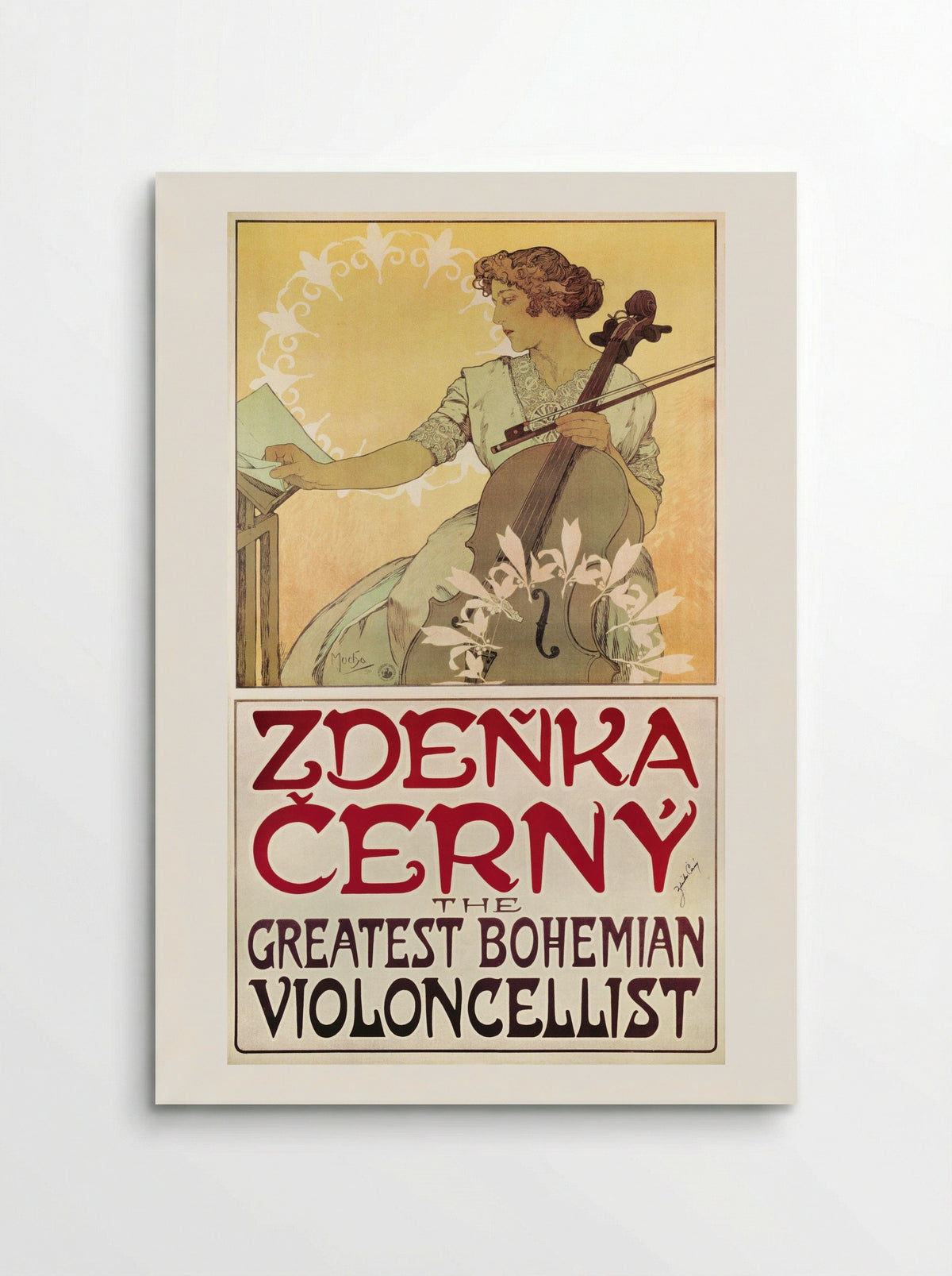 Zdenka Cerny - Alphonse Mucha - Poster