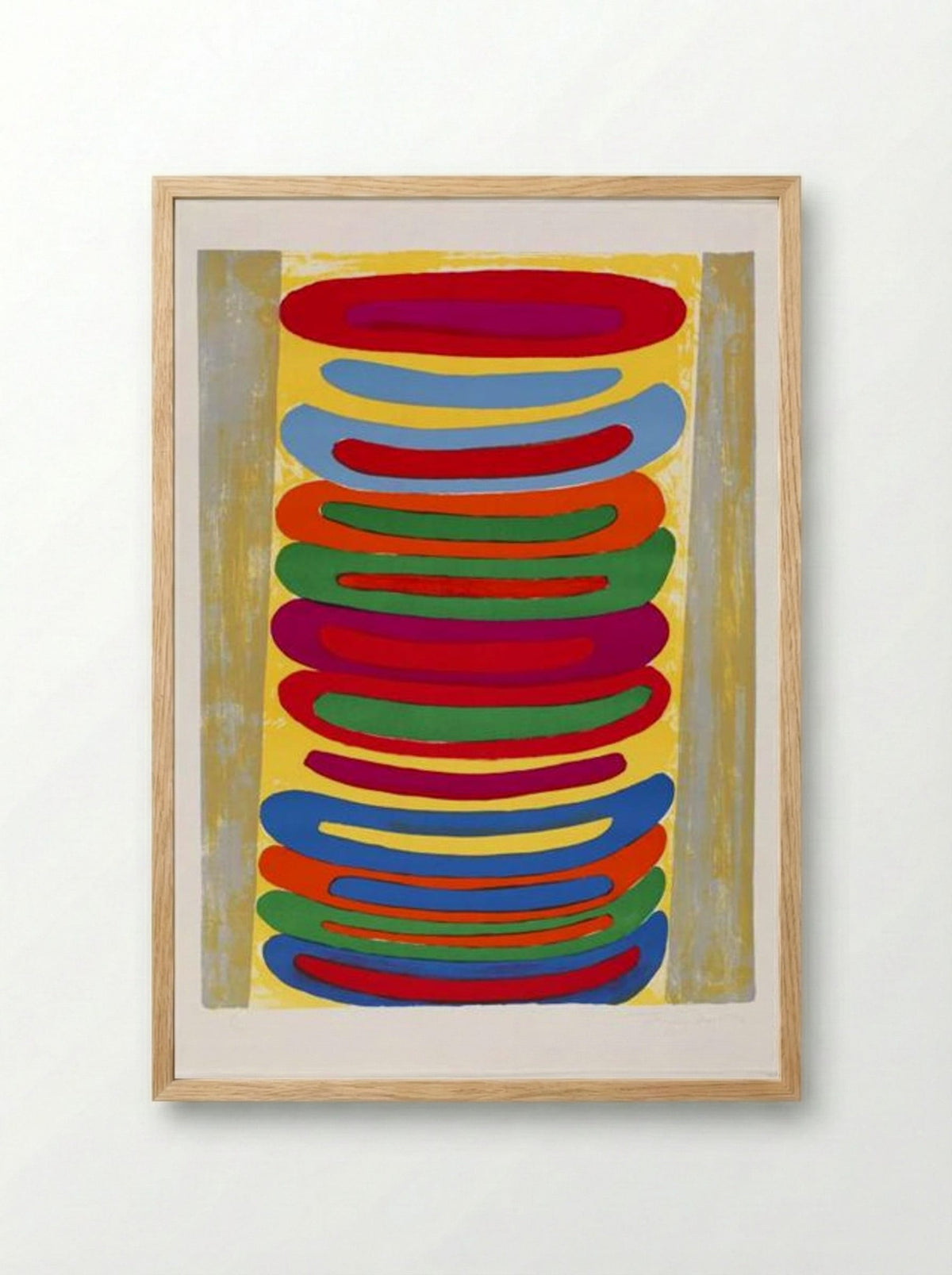 Zebra - Terry Frost - Framed Print Wood