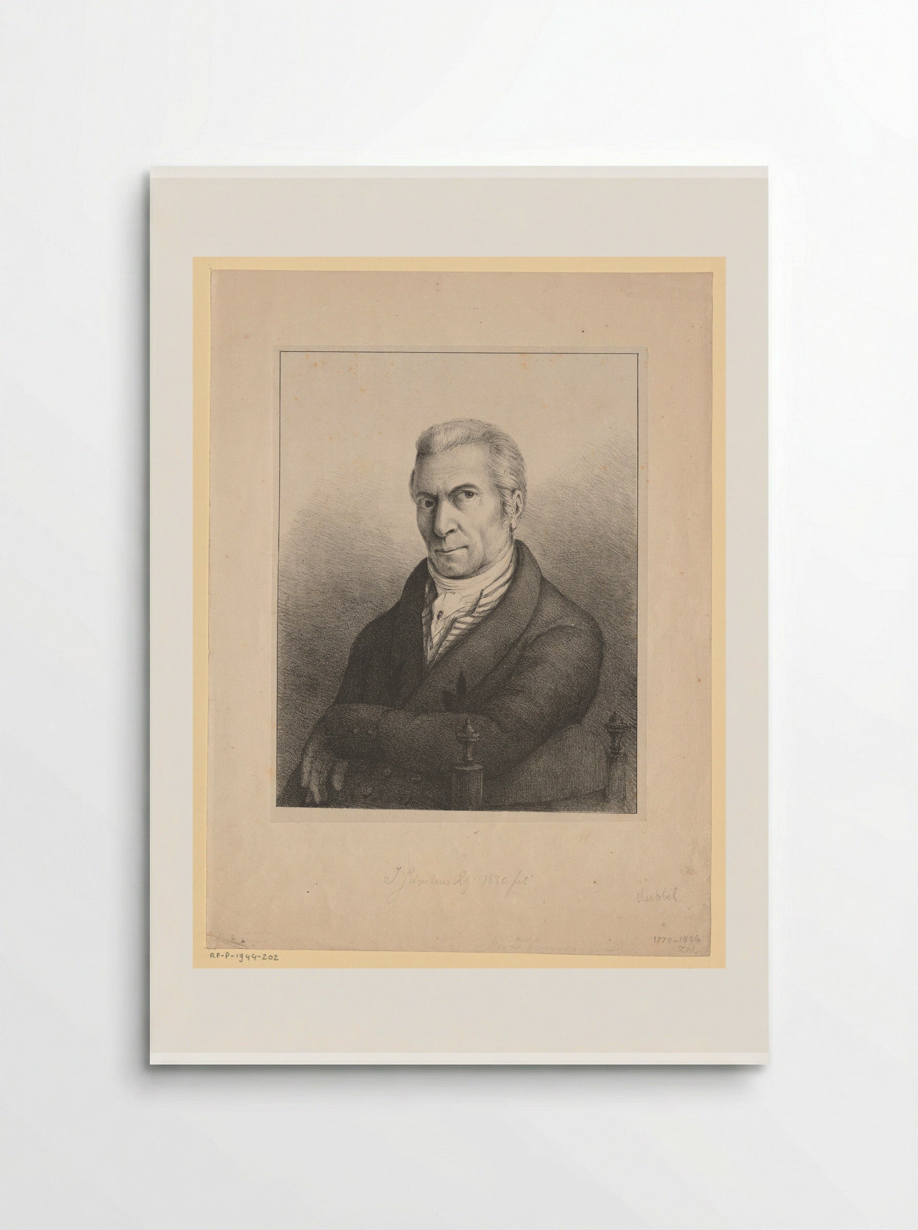 Zelfportret (Self-Portrait) - Johannes Jelgerhuis - Poster