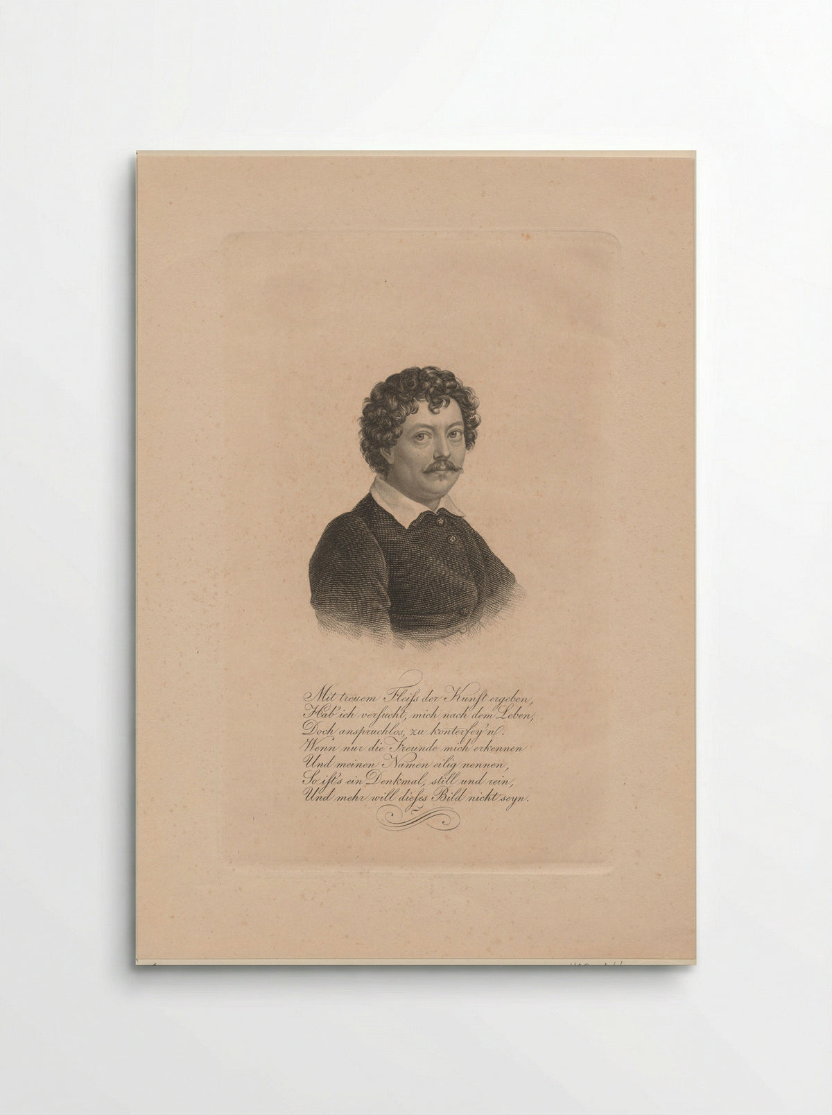 Zelfportret (Self-Portrait) - Friedrich Fleischmann - Poster