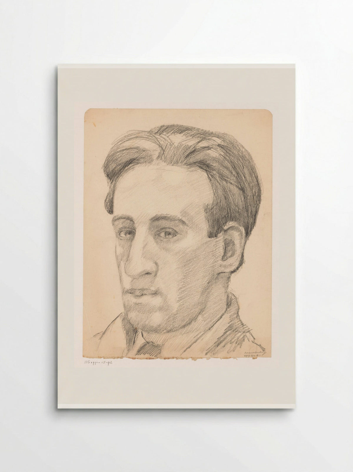 Zelfportret: B-1-1, 27 februari - Cor van Teeseling - Poster