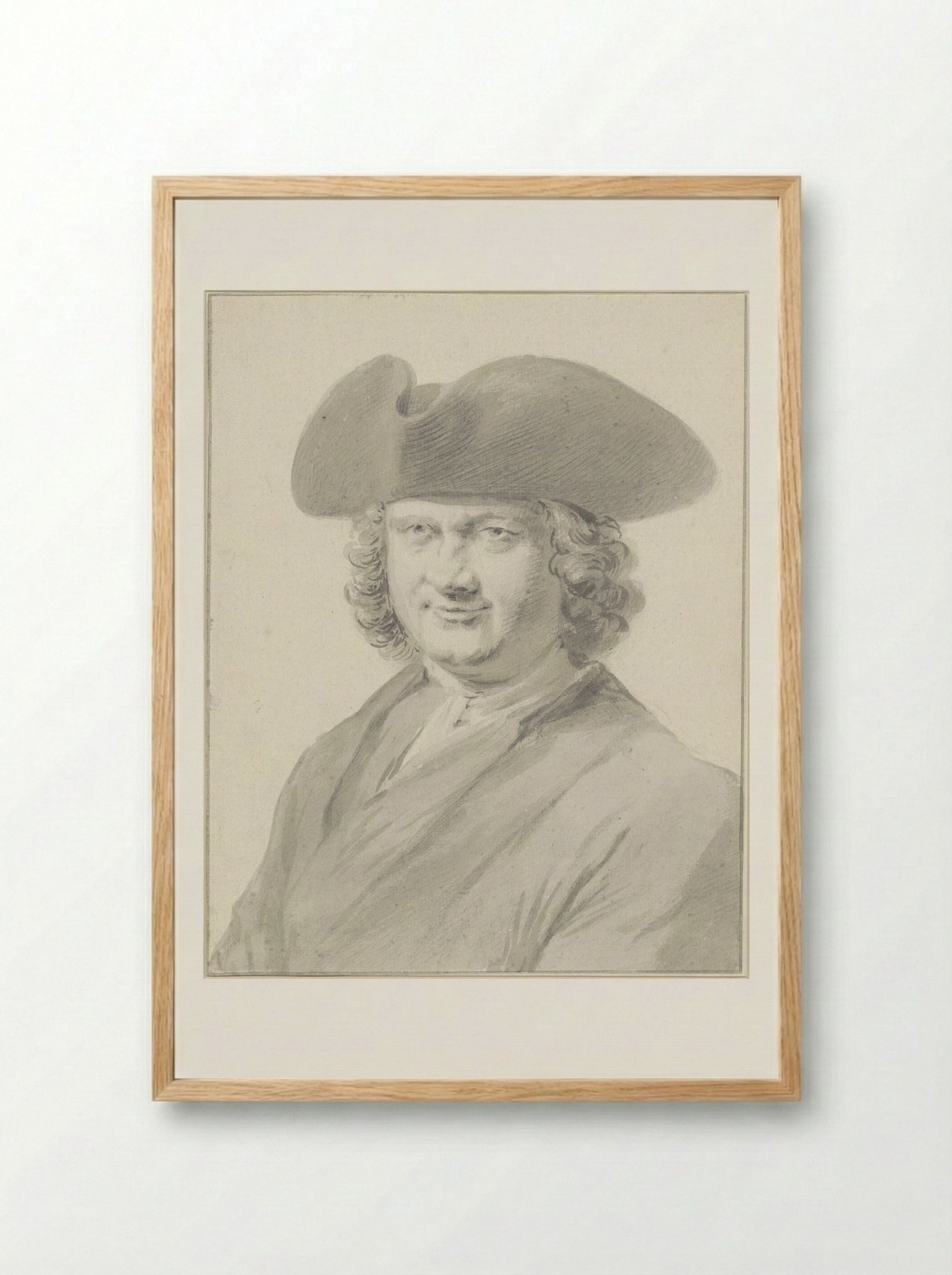 Zelfportret - Cornelis Pronk - Framed Print Wood