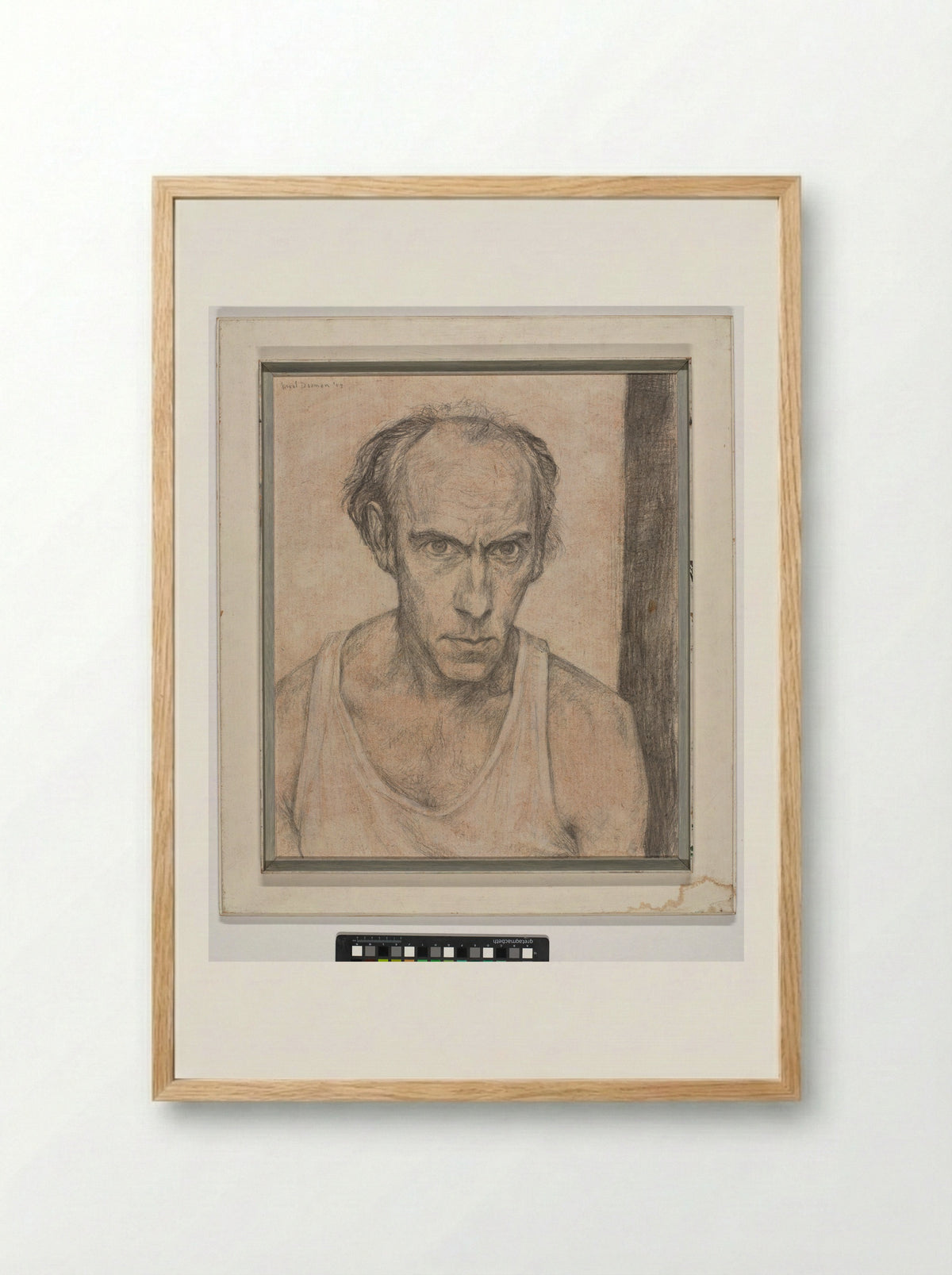 Zelfportret - Kreel Daamen - Framed Print Wood