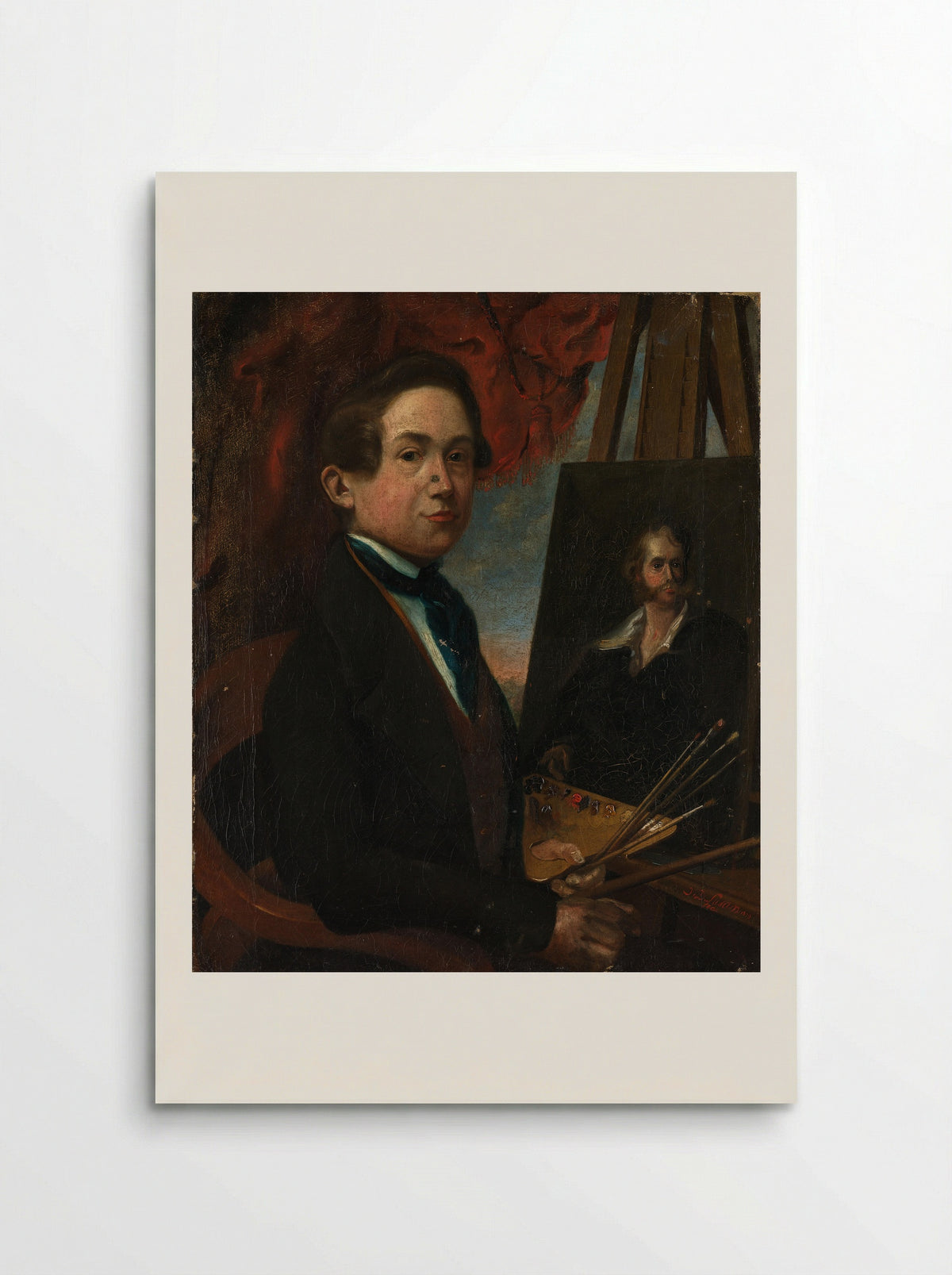 Zelfportret - Johannes Daniël Susan - Poster