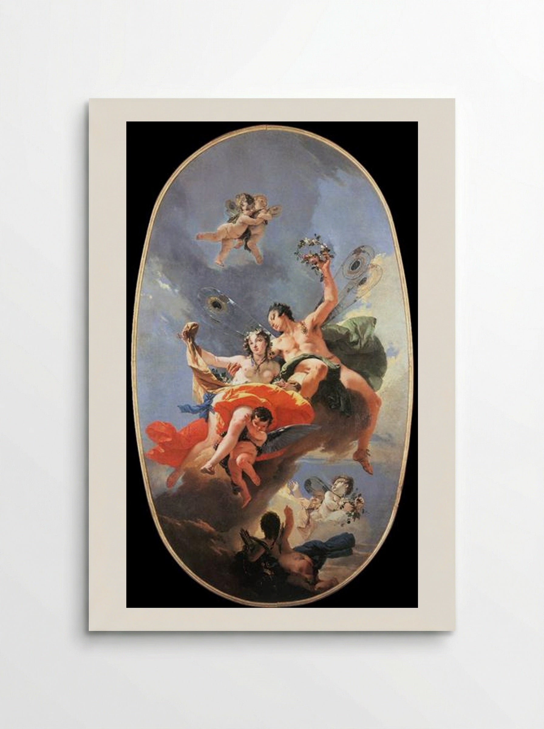 Zephyr and Flora - Giovanni Battista Tiepolo - Poster