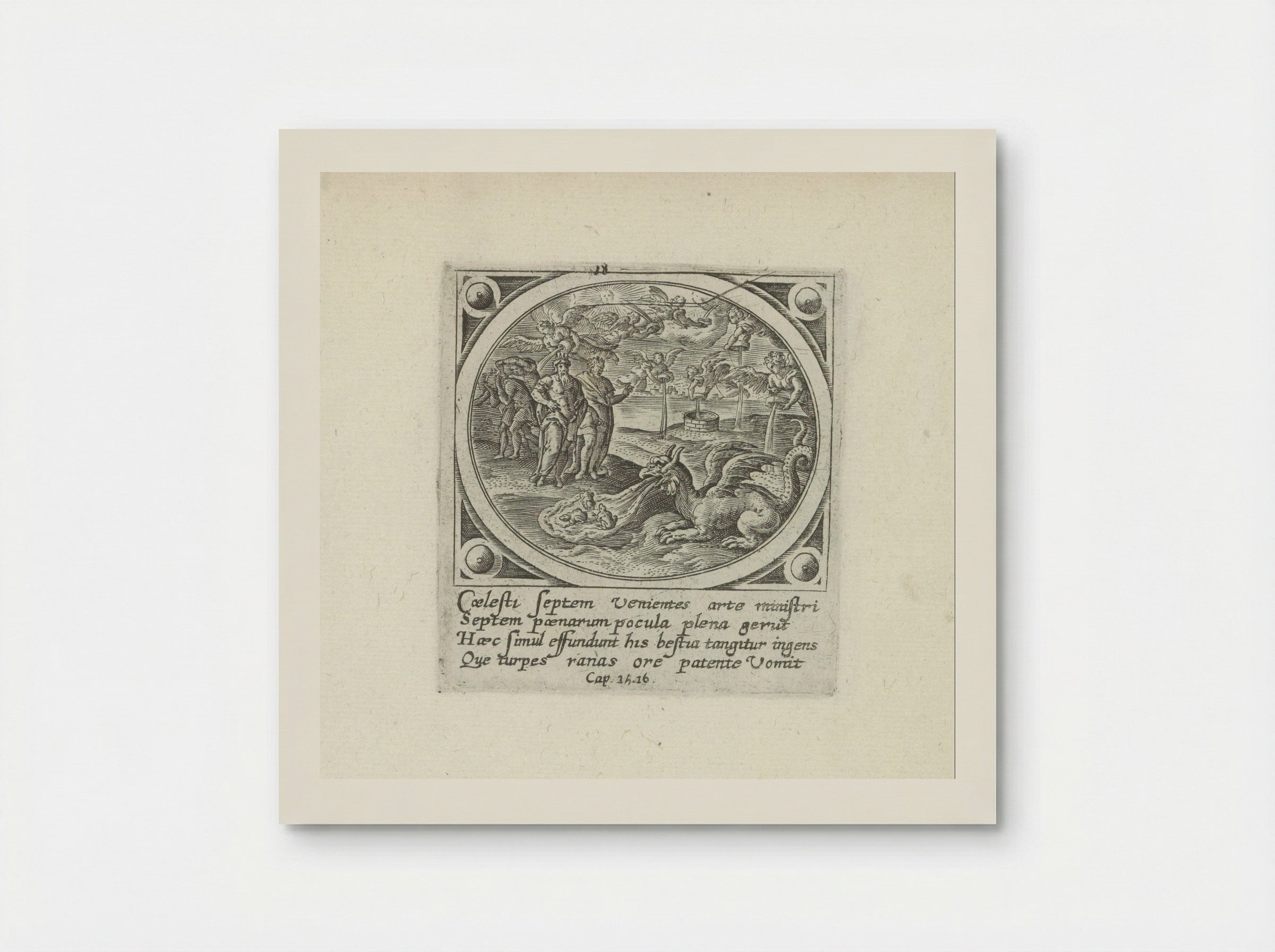 Zeven plagen - Gerard de Jode - Poster