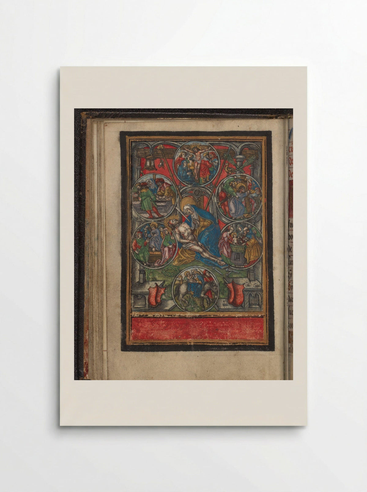 Zeven smarten van Maria - Monogrammist S - Poster