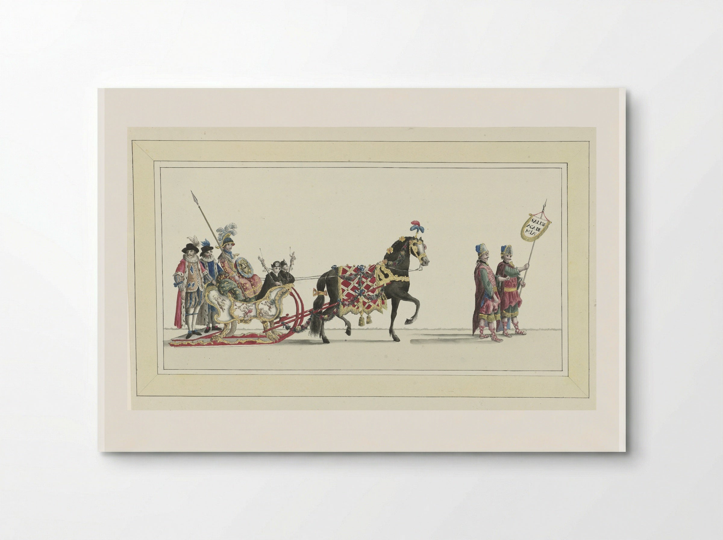 Zevende slede - Abraham Delfos - Poster