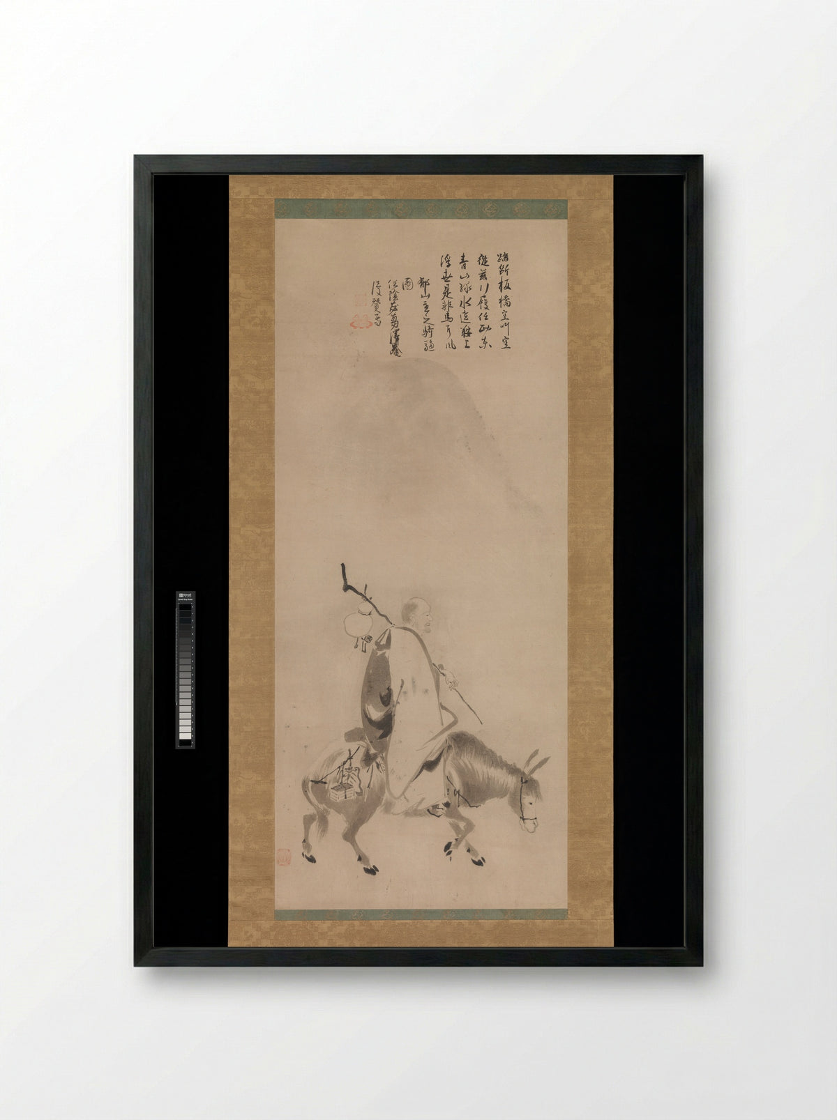 Zheng Huangniu and Yushanzhu - Kano Naizen - Framed Print Black