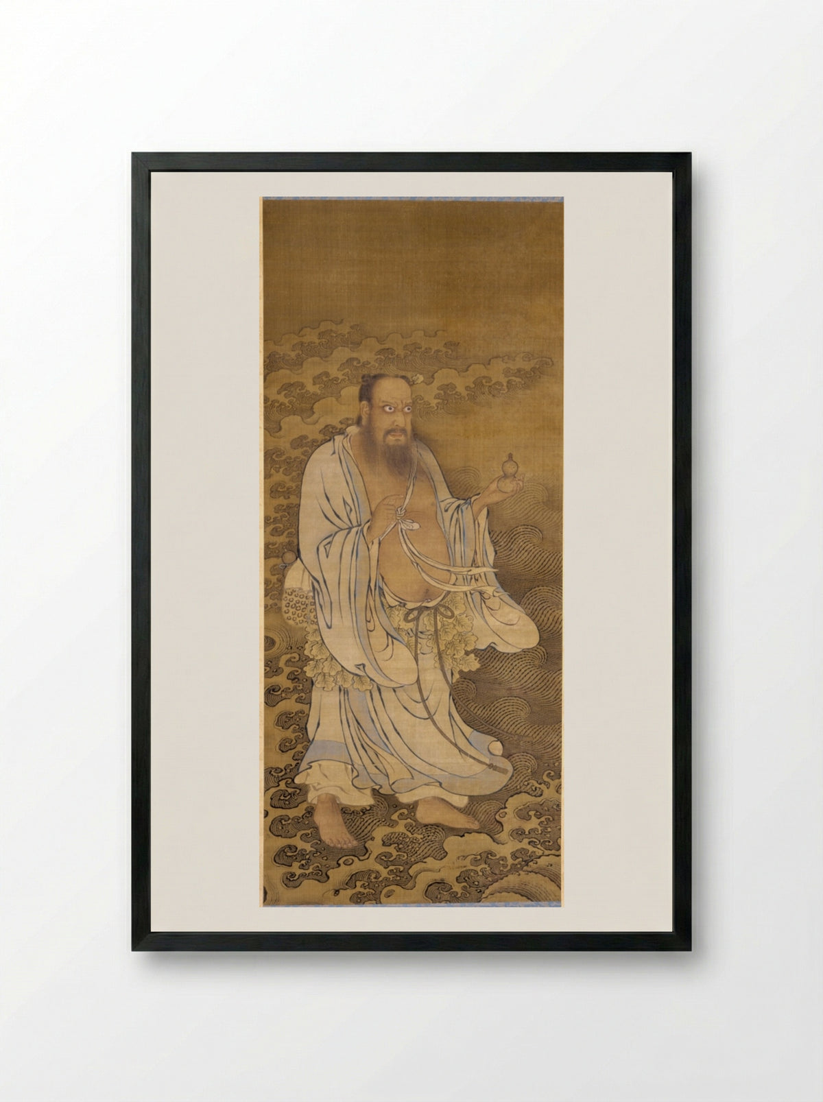 Zhongli Quan Crossing the Ocean - Zhao Qi - Framed Print Black