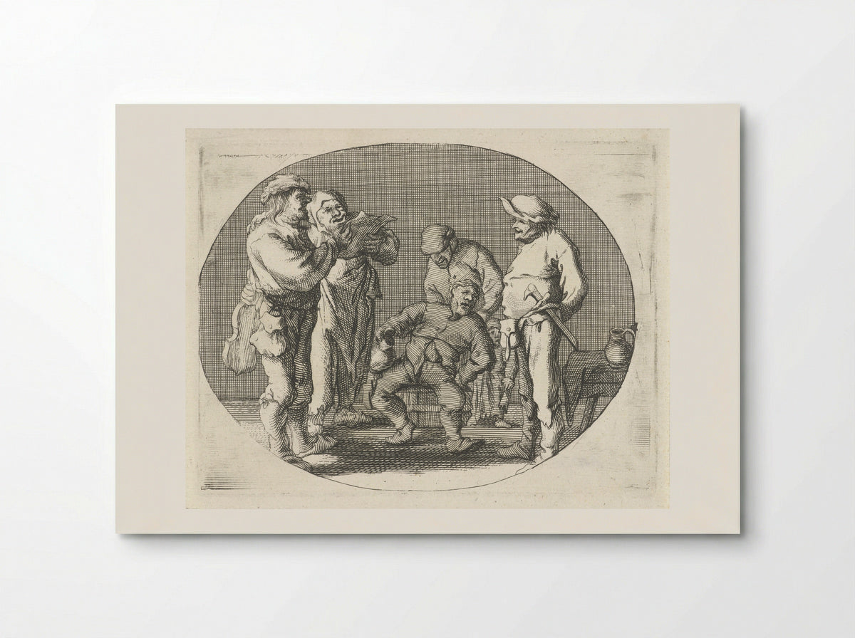 Zingend boerengezelschap (Singing Peasant Company) - Cornelis A. Hellemans - Poster