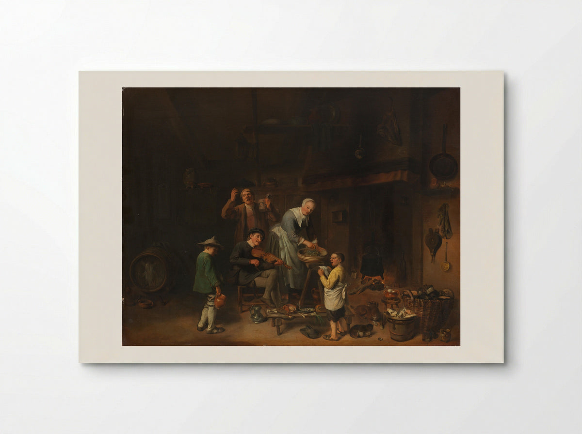 Zingende boerenfamilie (Singing Peasant Family) - Pieter Duyfhuysen - Poster