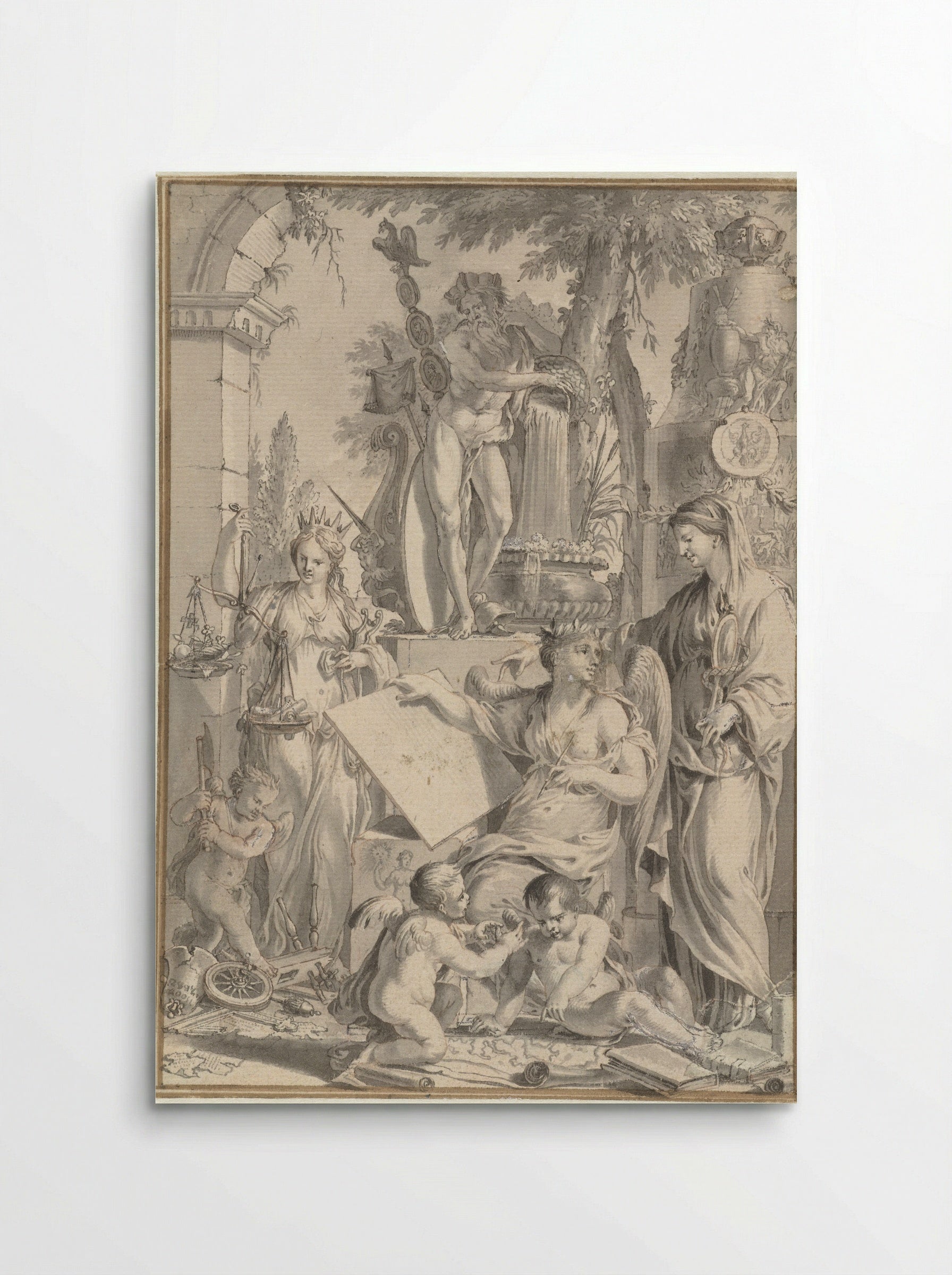 Zinnebeeldige voorstelling (Allegorical Representation) - Jan Goeree - Poster