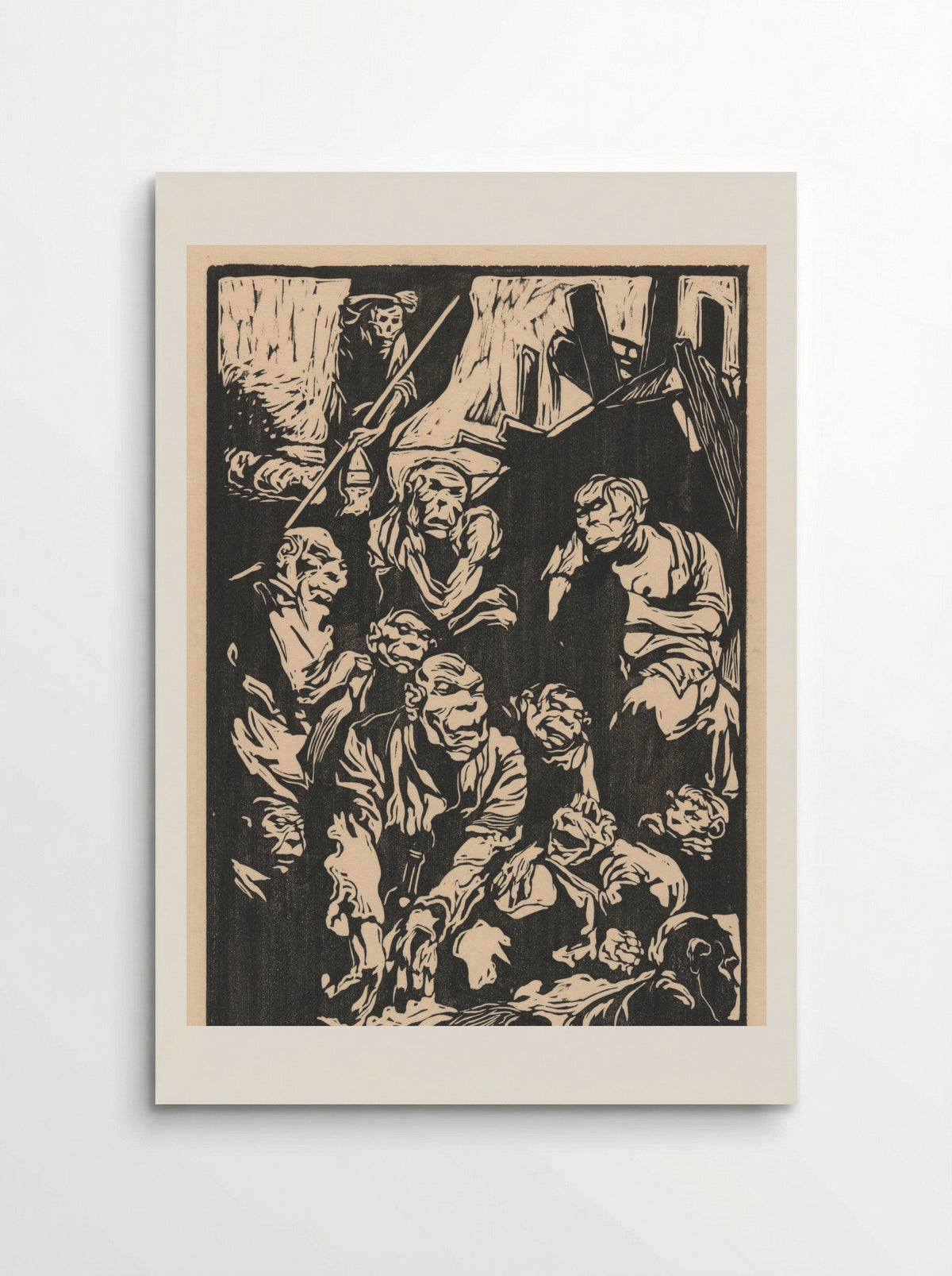 Zittende fantasiewezens - Johannes Josephus Aarts - Poster