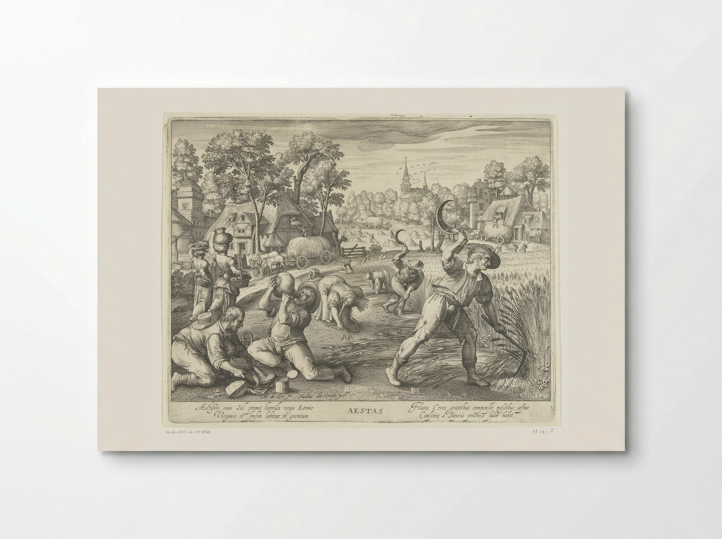 Zomer (Summer) - Assuerus van Londerseel - Poster