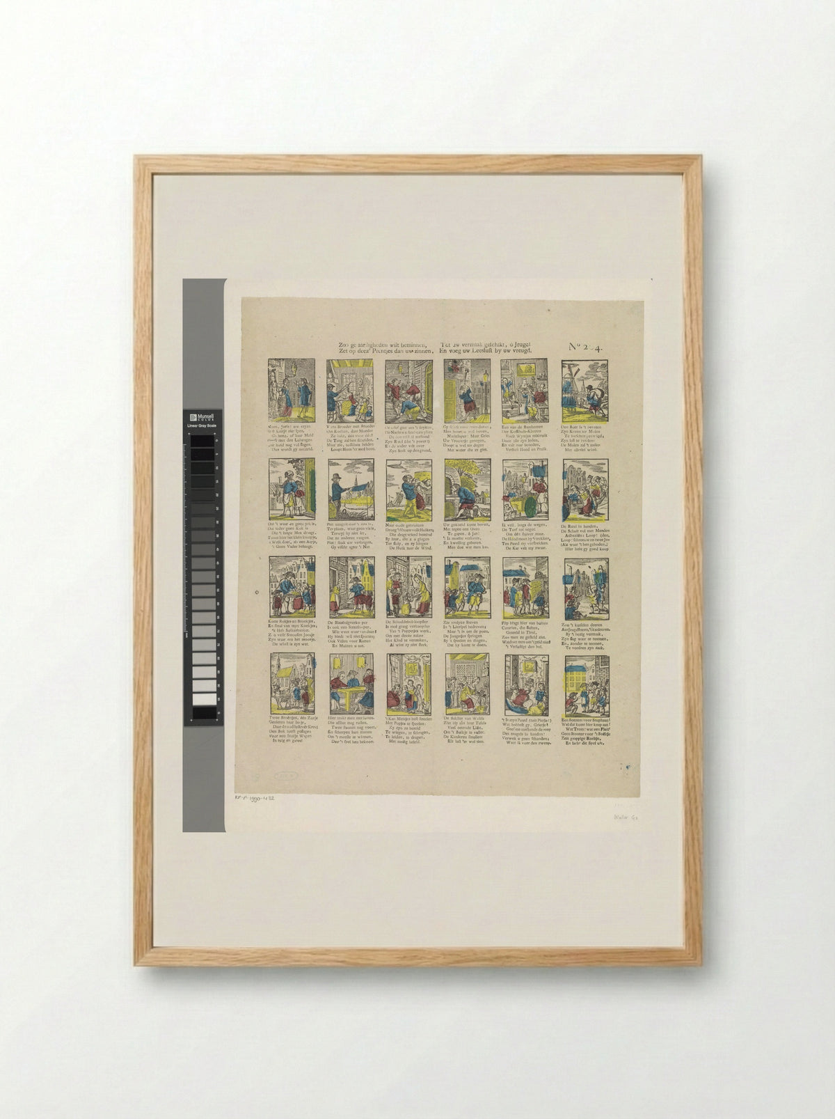 Zoo ge aardigheden wilt beminnen - Jan Oortman (Sr.) - Framed Print Wood