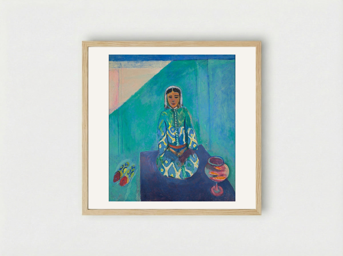 Zorah on the Terrace - Henri Matisse - Framed Print Wood