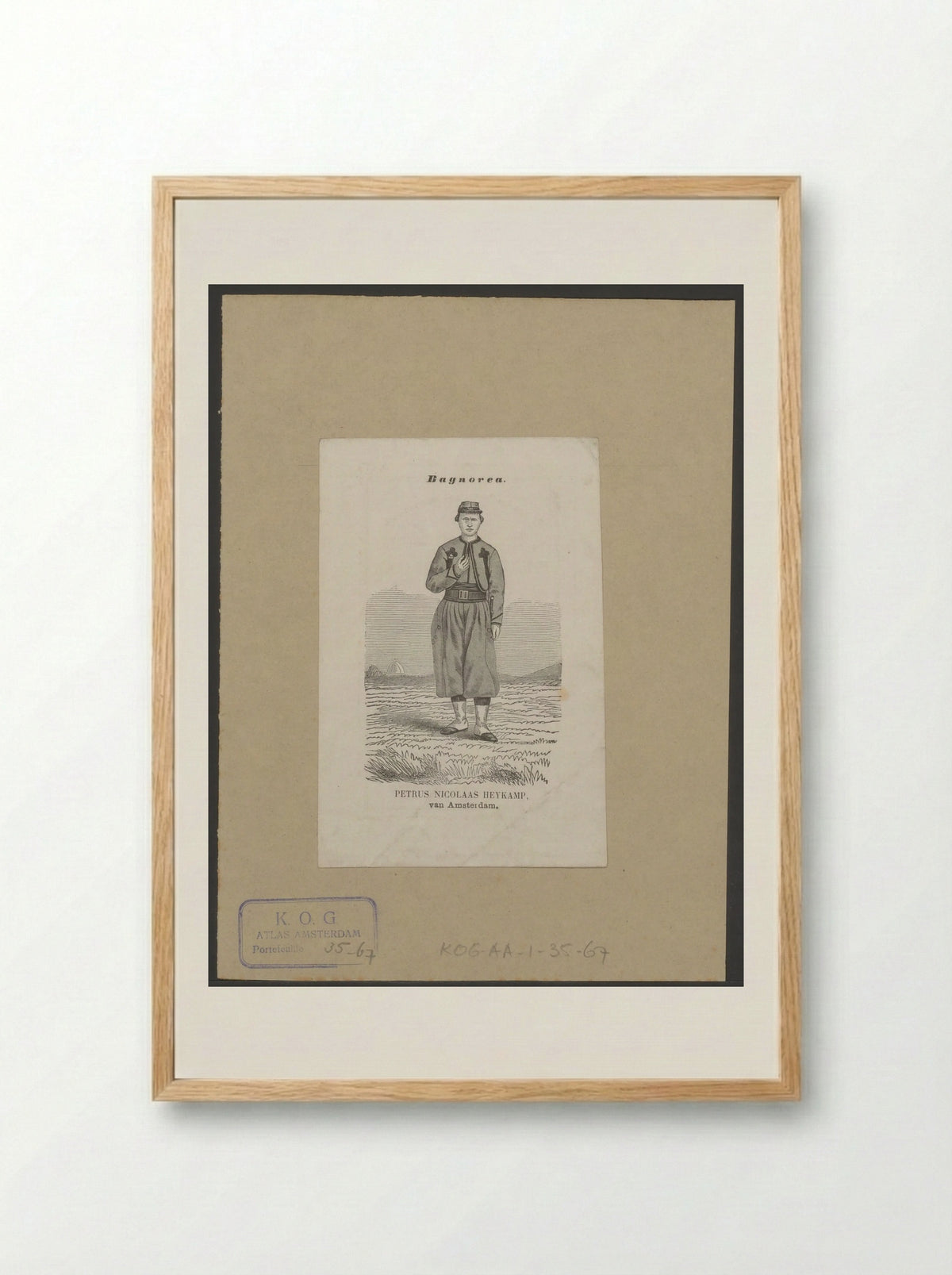 Zouave Petrus Nicolaas Heykamp - Anonymous - Framed Print Wood