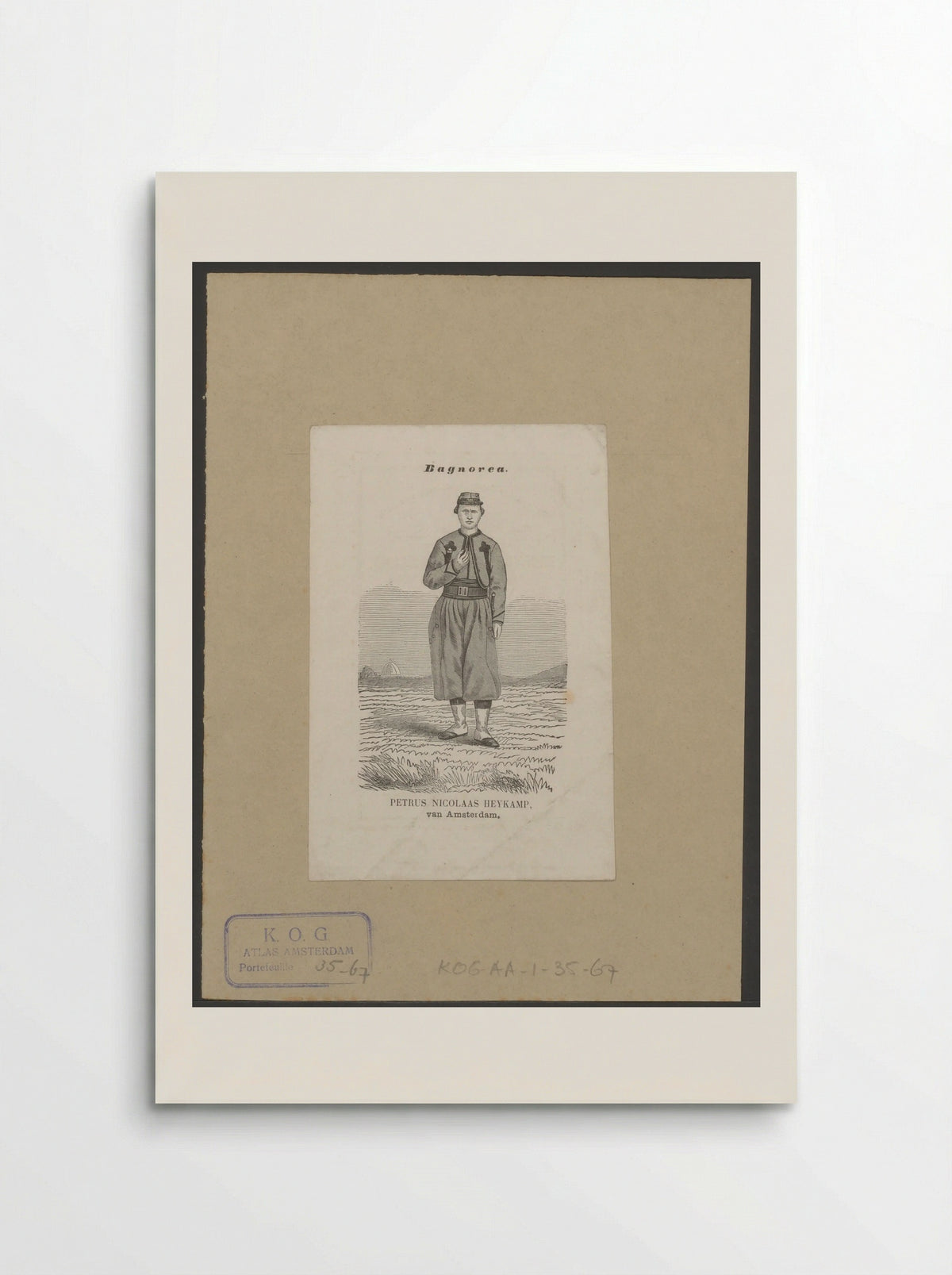 Zouave Petrus Nicolaas Heykamp - Anonymous - Poster