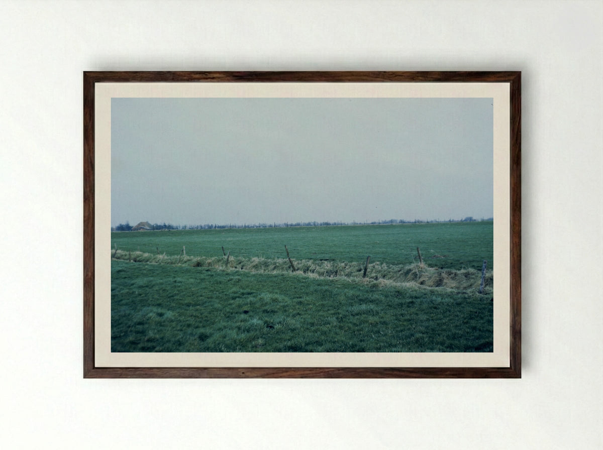 Zuidlaren Oost (12E) - Reinjan Mulder - Framed Print Dark Wood