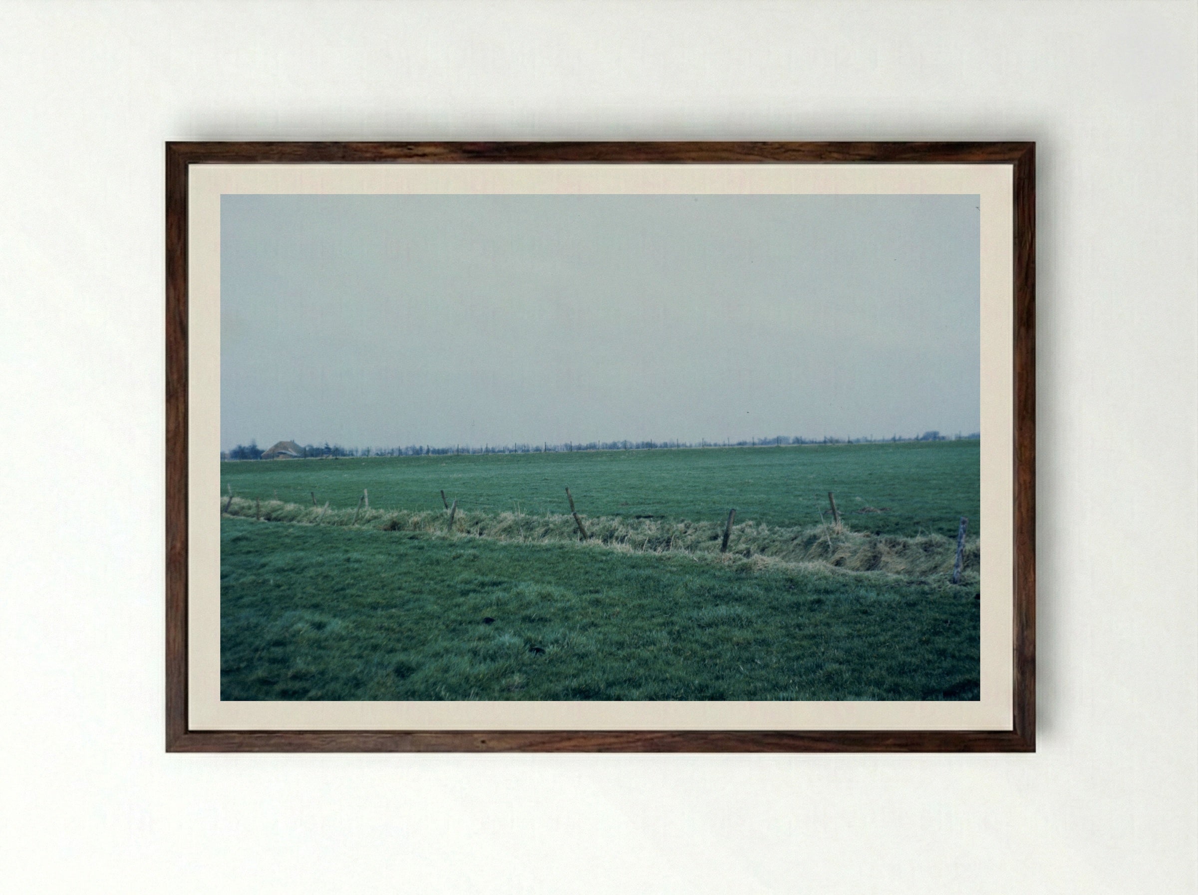 Zuidlaren Oost (12E) - Reinjan Mulder - Framed Print Dark Wood