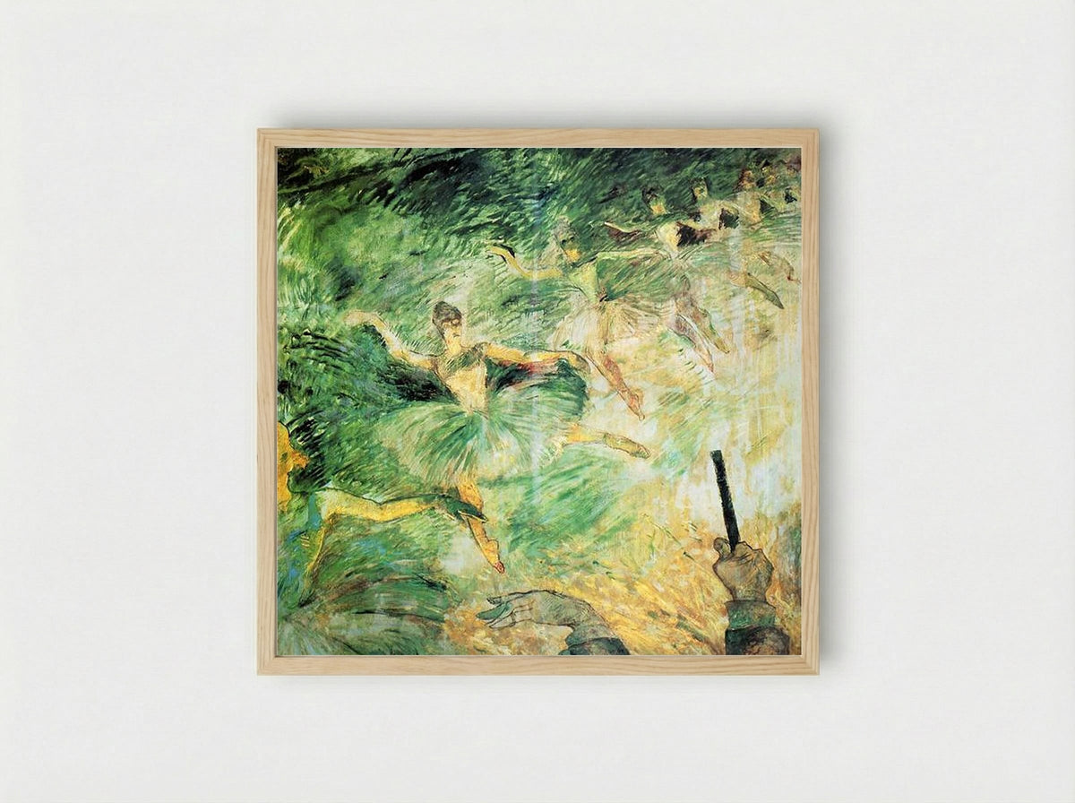 Ballet Dancers - Henri de Toulouse-Lautrec - Framed Print Wood