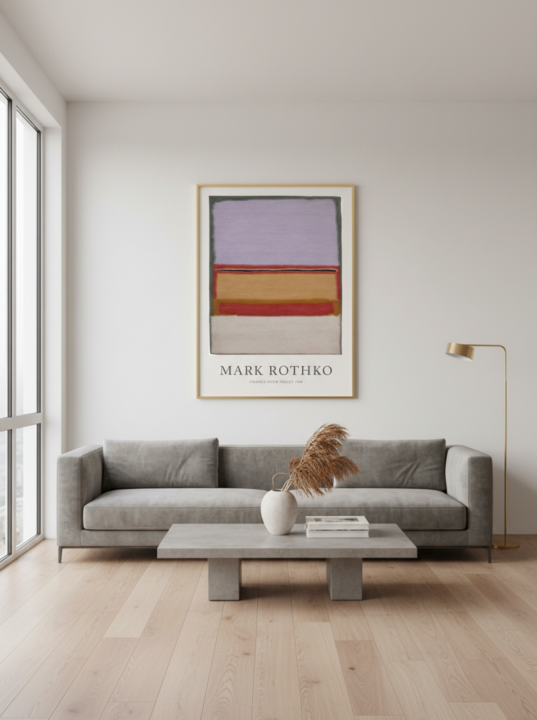 Orange Over Violet - Mark Rothko - Lifestyle